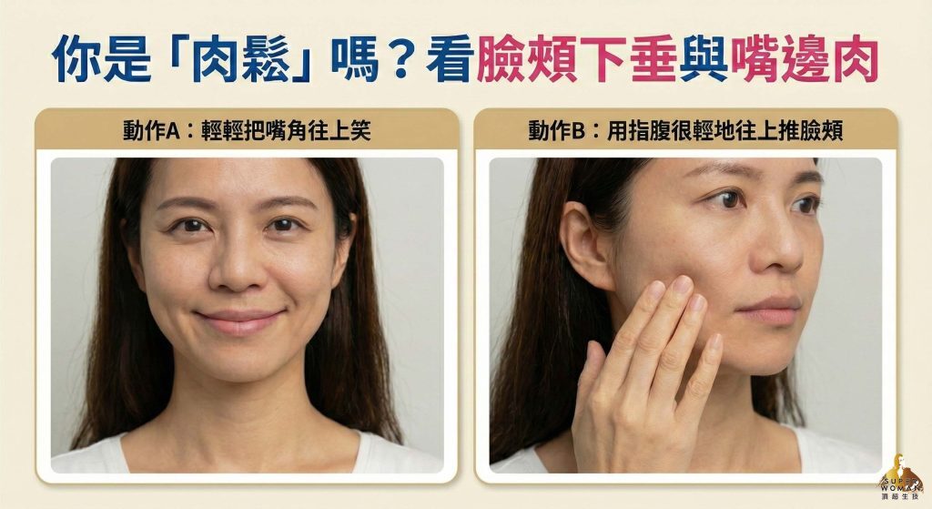 你是「肉鬆」嗎？看臉頰下垂與嘴邊肉