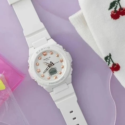 【CASIO 卡西歐】 BABY-G 經典多功能電子雙顯街頭時尚 BGA-320-7A2