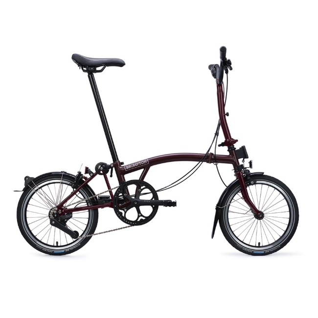 Brompton C Line Explore 12速摺車 - Red Plum (2026 新色, 包貨架)