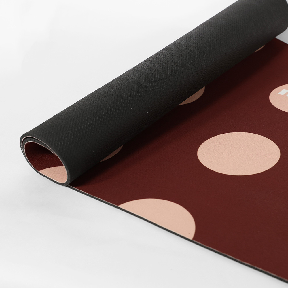 速乾軟式硅藻防滑地墊- 圓點駝鹿(巧克力)