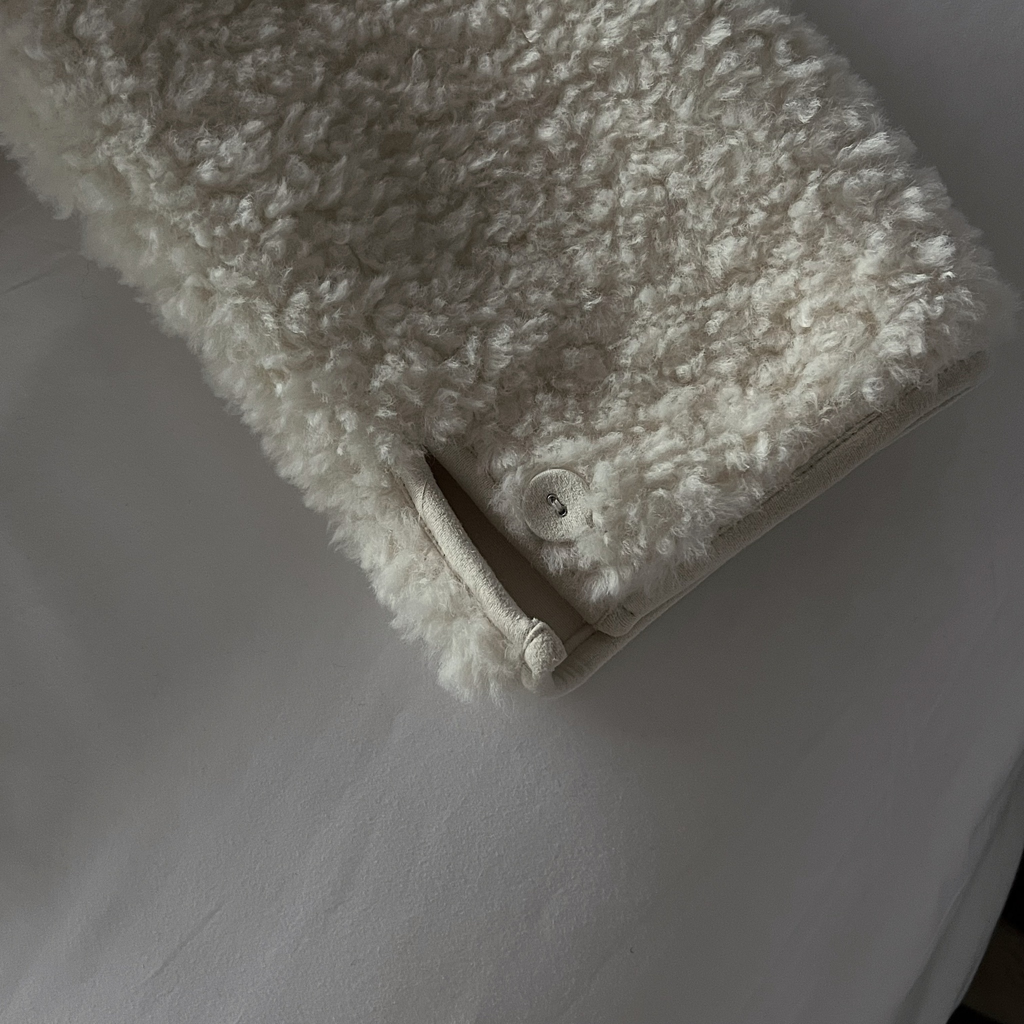 奶芙小羊羔，大口袋寬鬆羊羔毛外套（高端檔口出品）