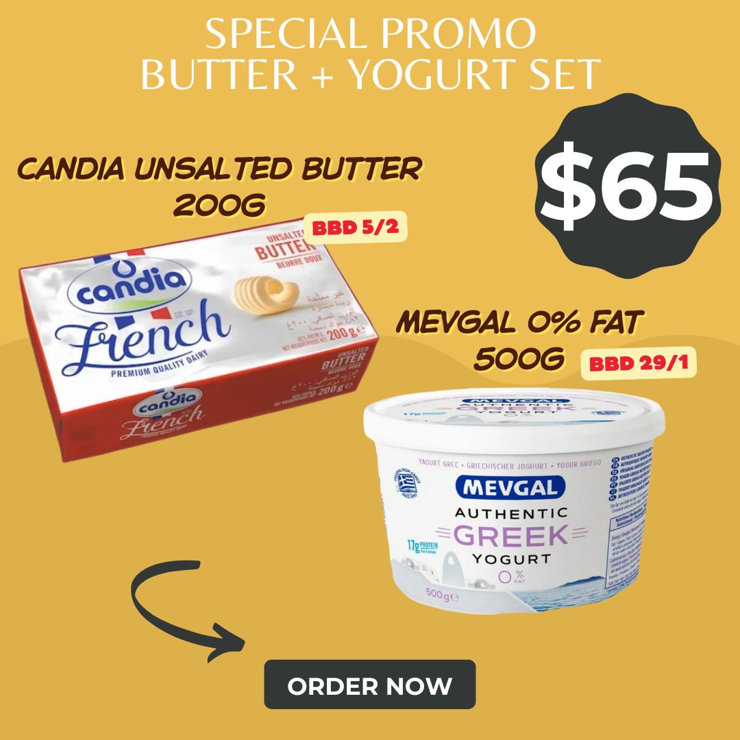 [SS01] [0-4°C] 牛油乳酪 SET (Candia Unsalted Butter)