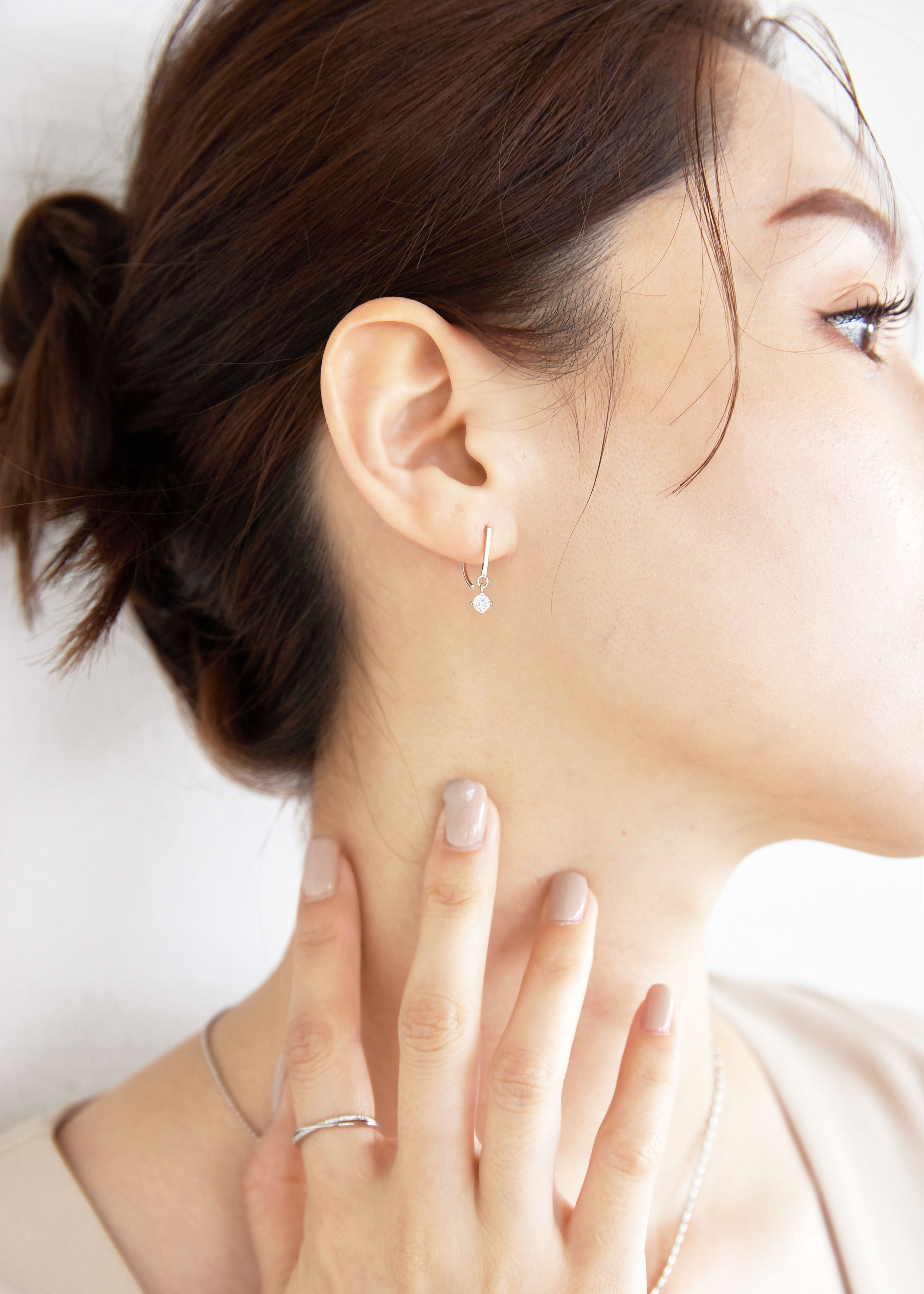 Falling Star 純銀耳環