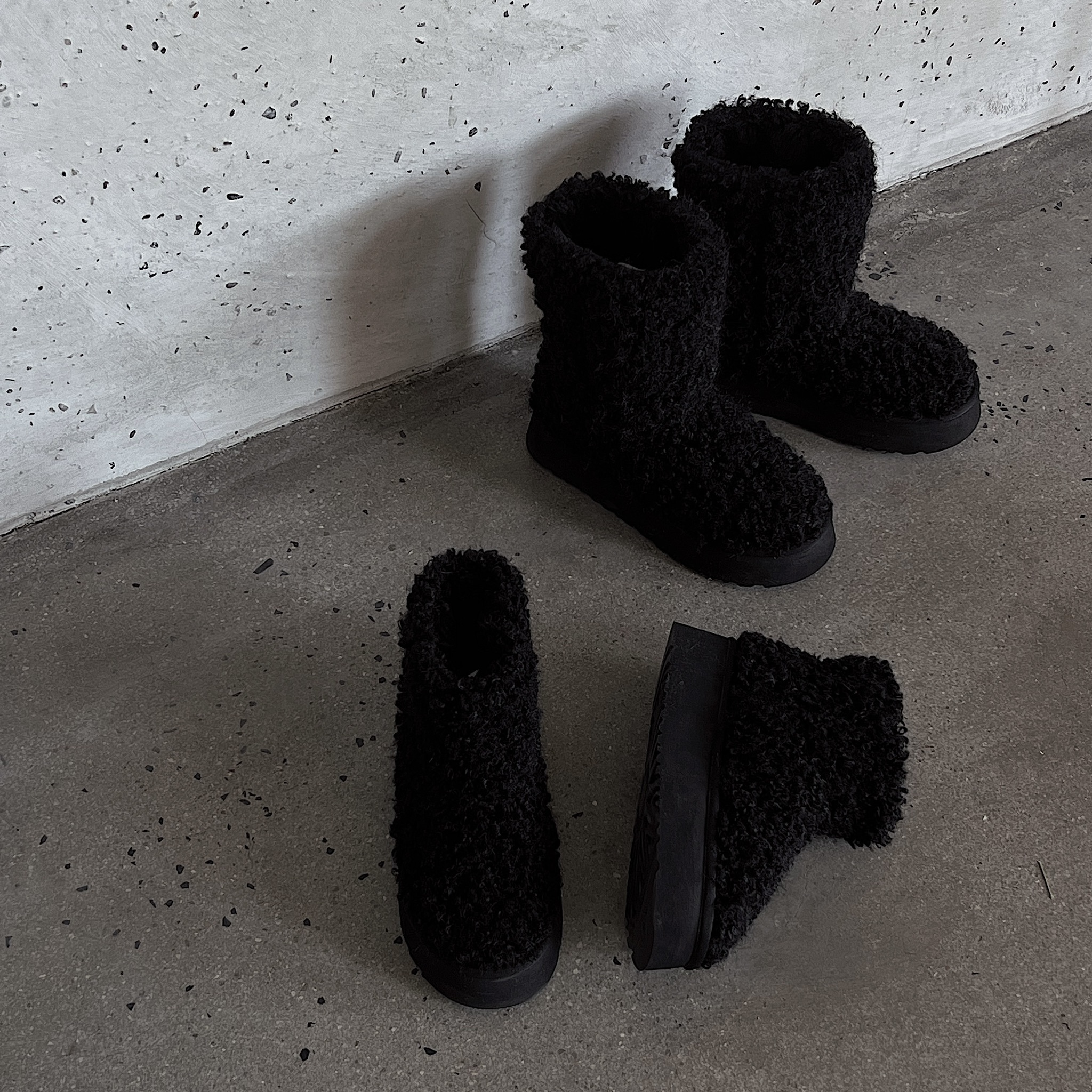 深冬暖爐，複合絨羊羔毛毛雪地靴（私愛中筒）