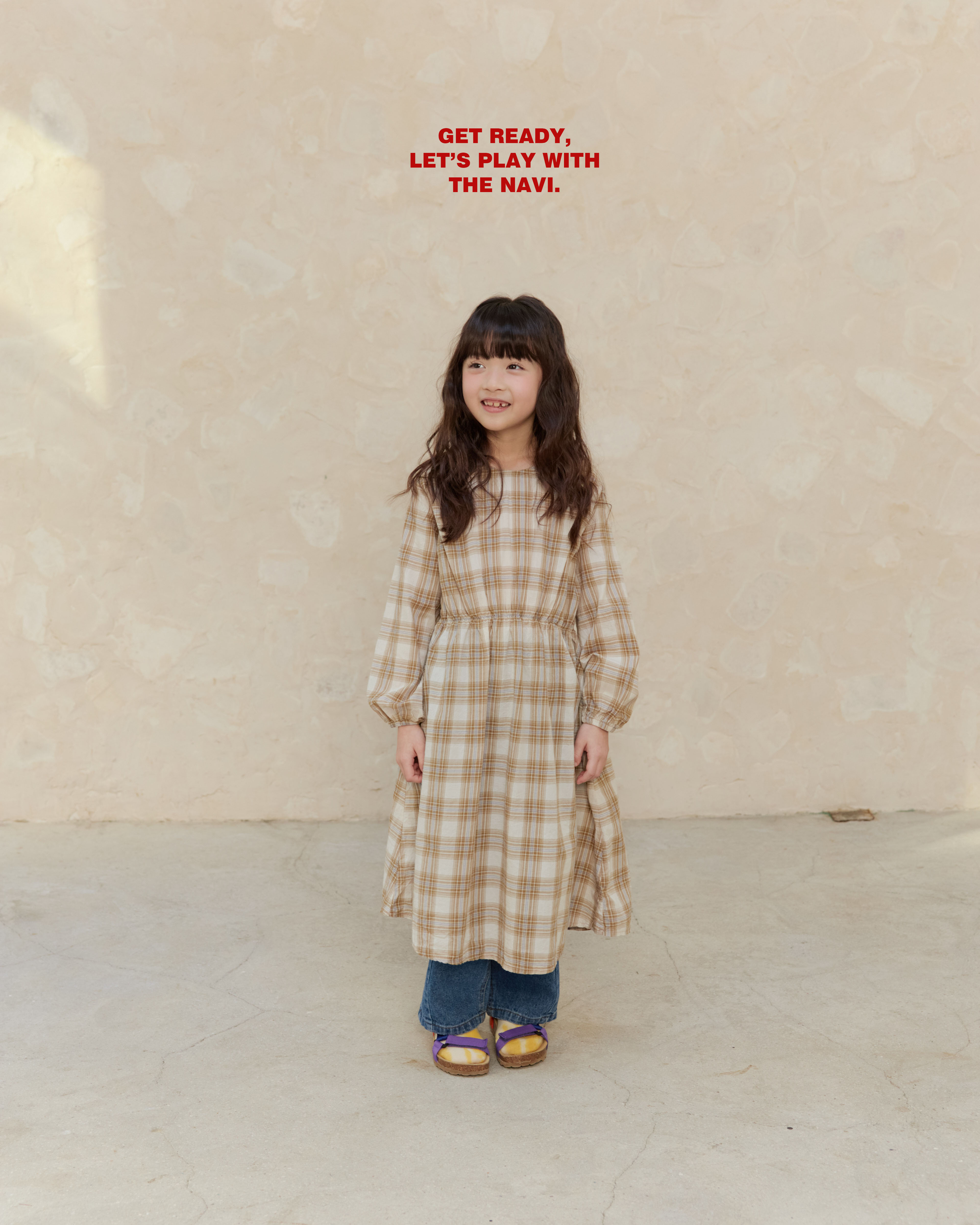 春日物語格紋洋裝