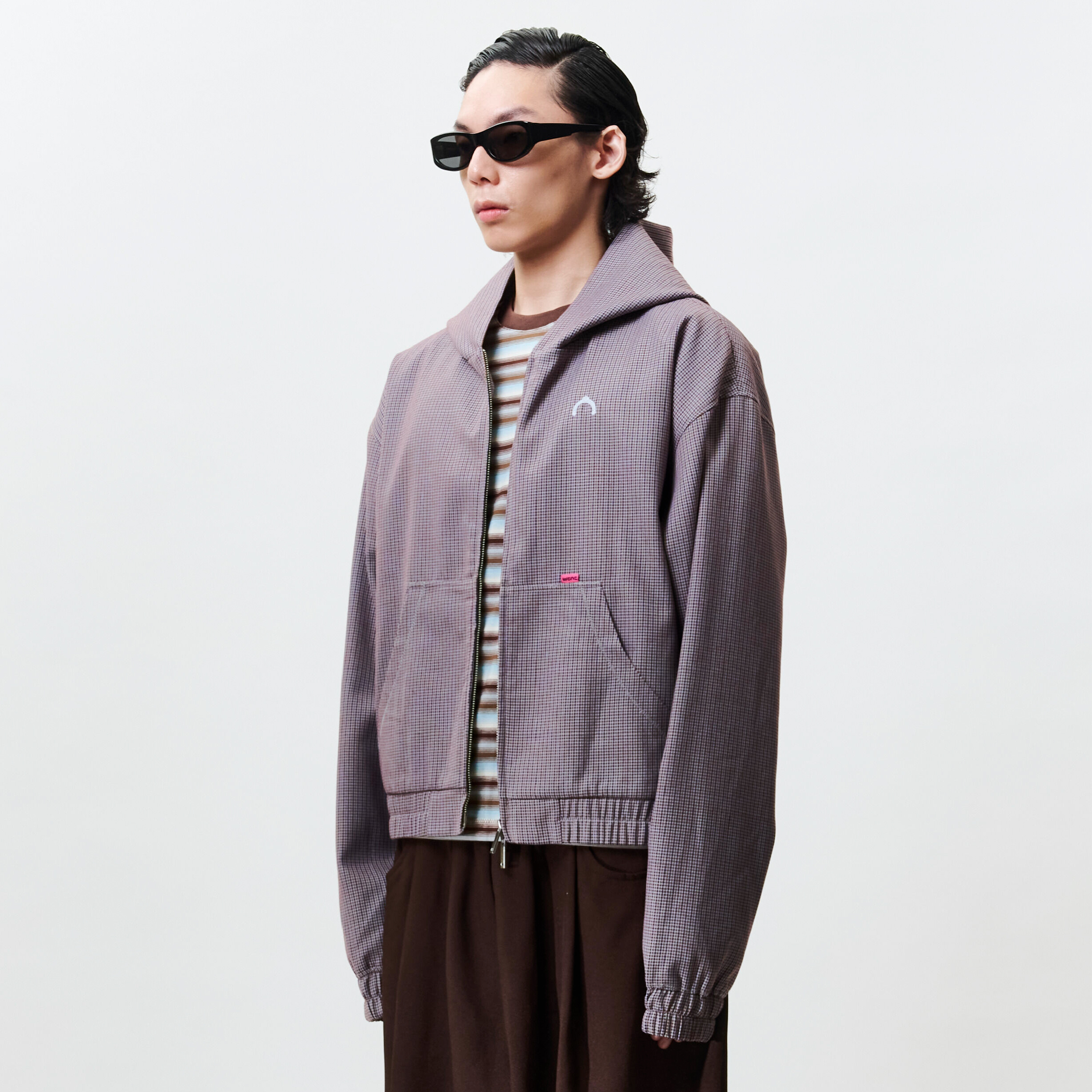 WTNC Houndstooth Check Zip Hoodie [HTSJ001]