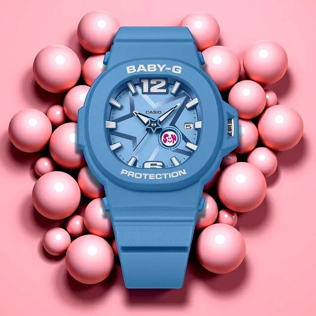 預購款【CASIO 卡西歐】 BABY-G 閃爍耀眼的 Y3K 未來風 BGA-10D-2A2