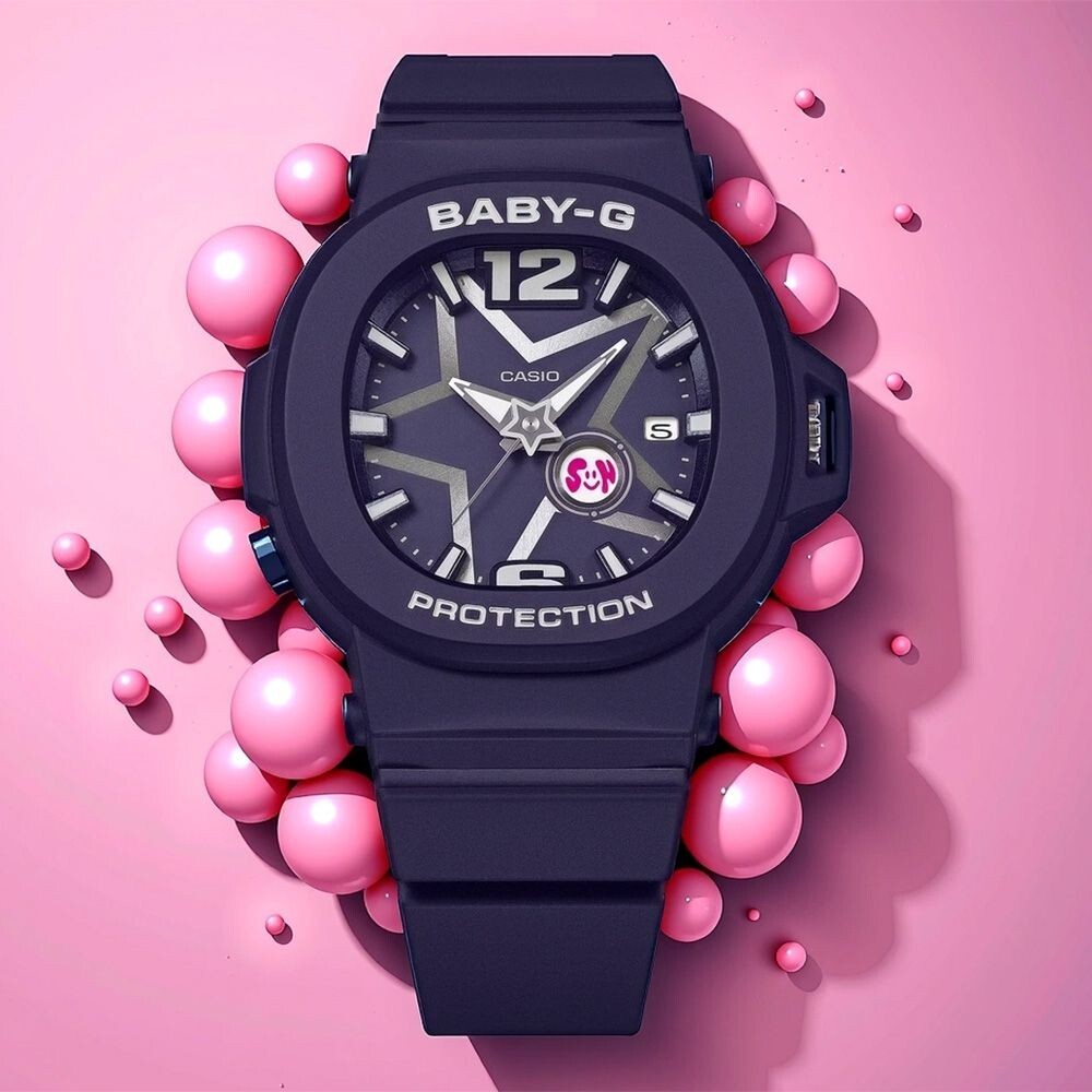預購款【CASIO 卡西歐】 BABY-G 閃爍耀眼的 Y3K 未來風 BGA-10D-2A1