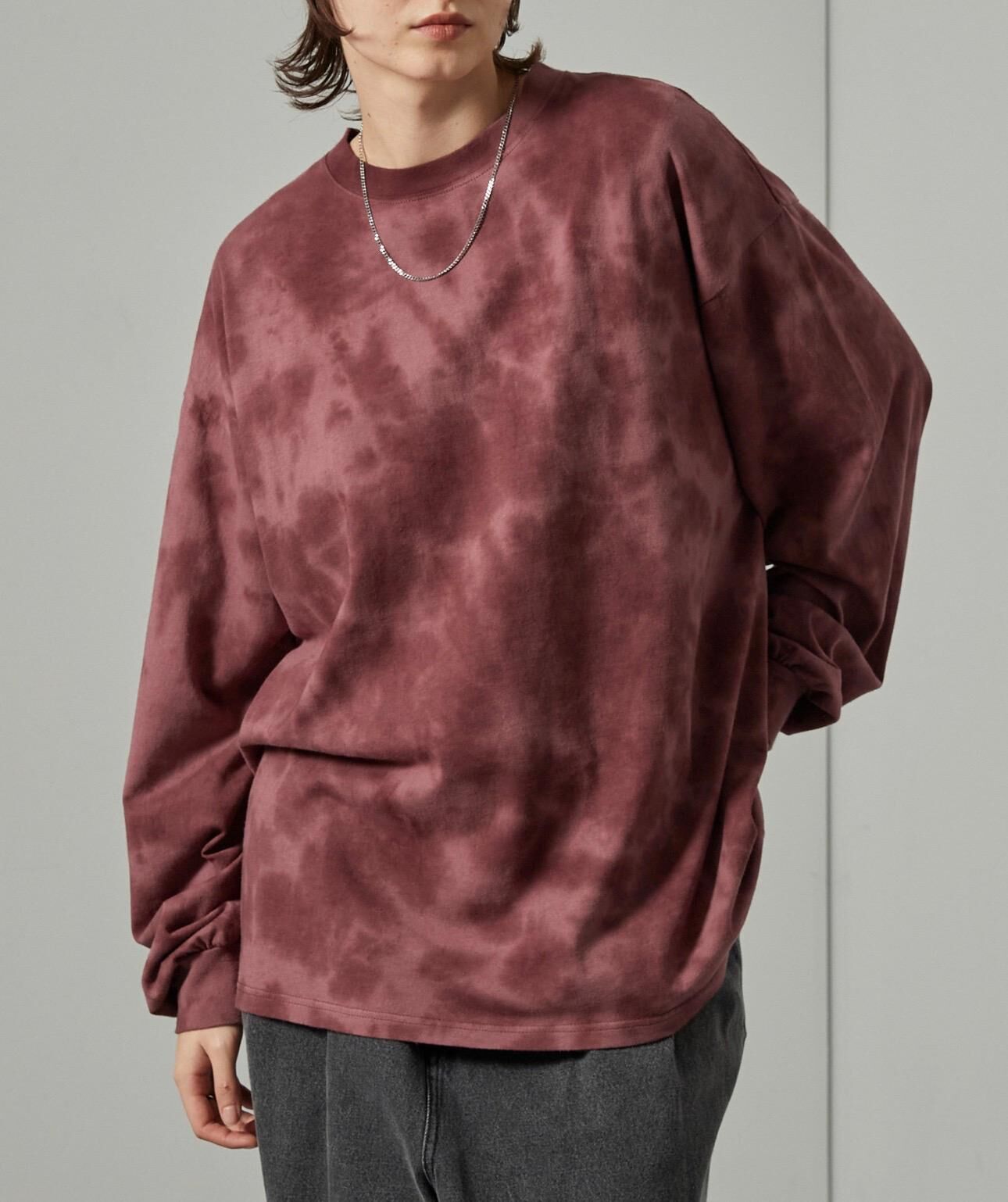 【預購】JN011309 Alfred Alex 抽象漂白長袖上衣