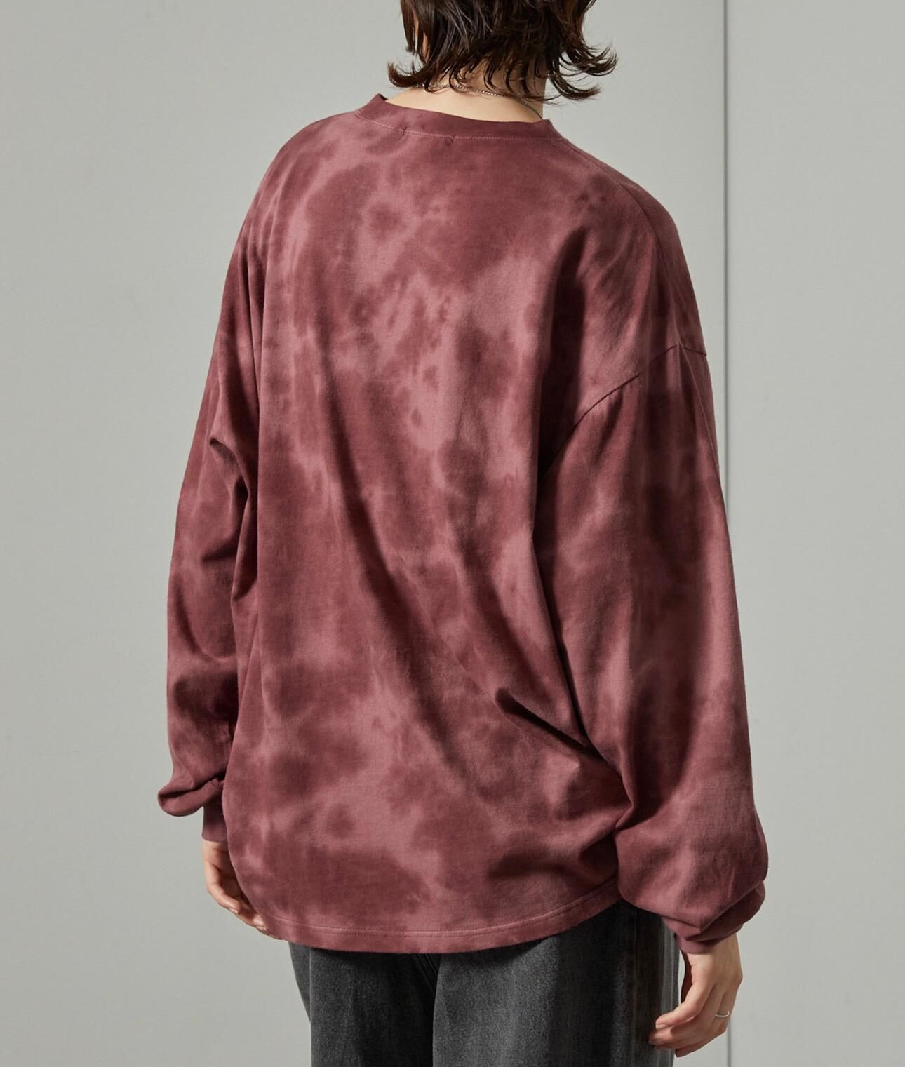 【預購】JN011309 Alfred Alex 抽象漂白長袖上衣