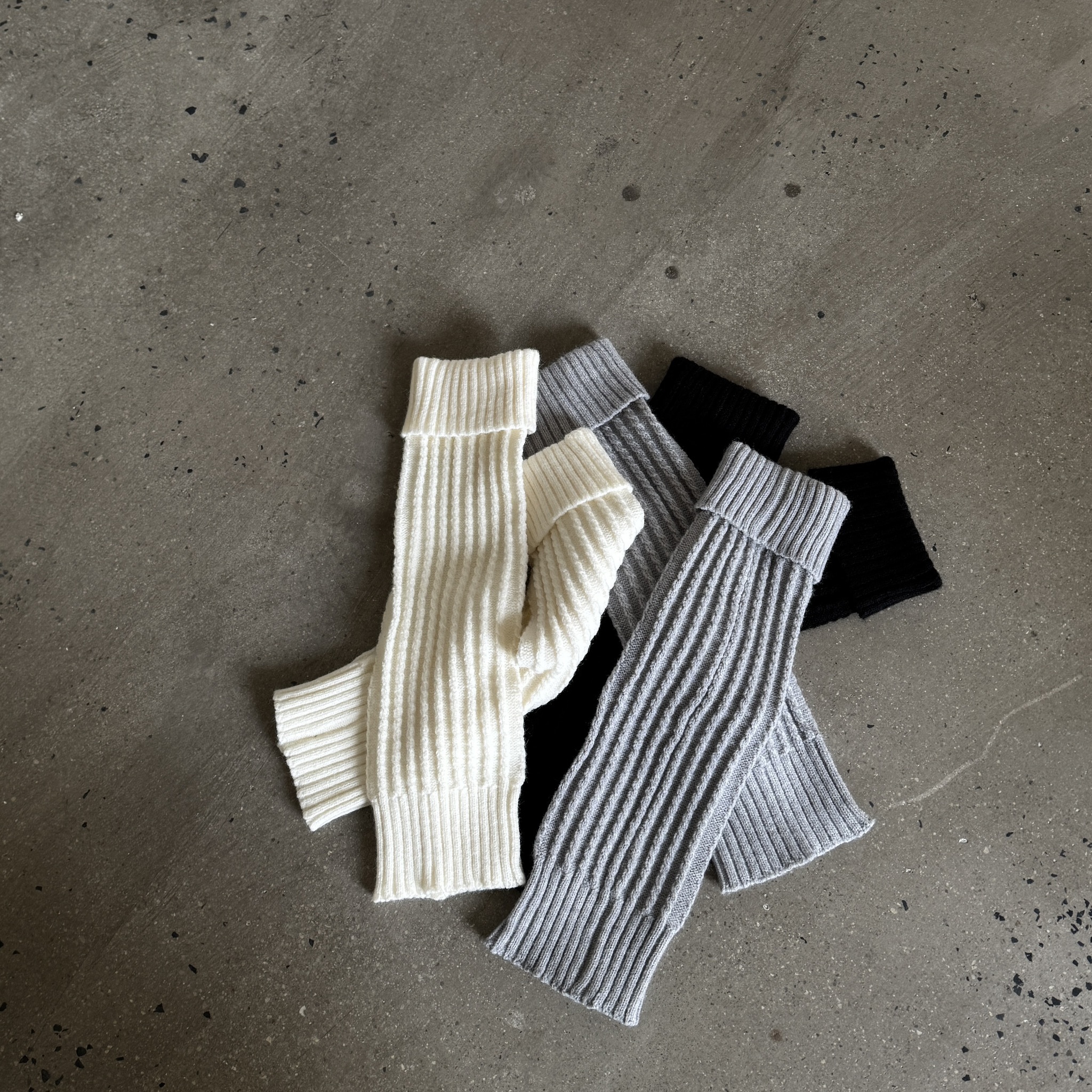 組合限定 - 慵懶堆疊，螺紋卷卷麻花堆堆襪