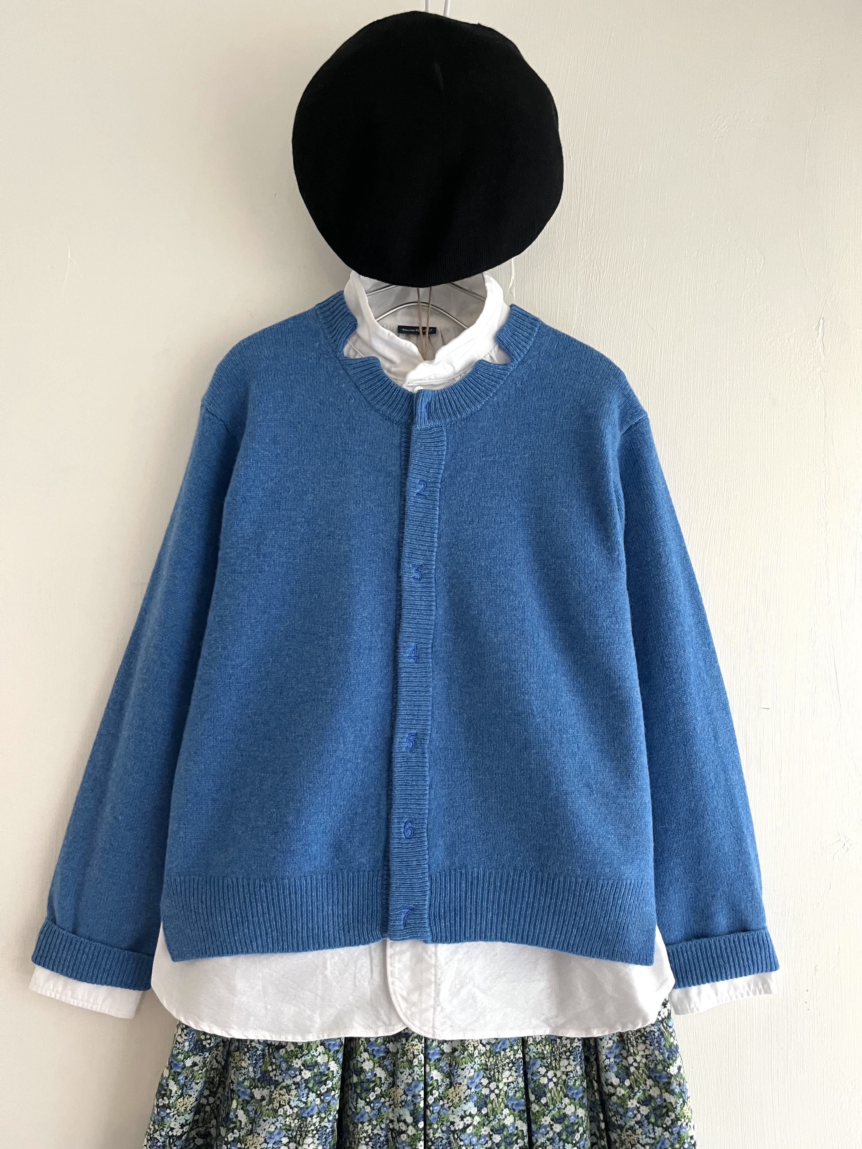 IAMI藍色羊毛外套