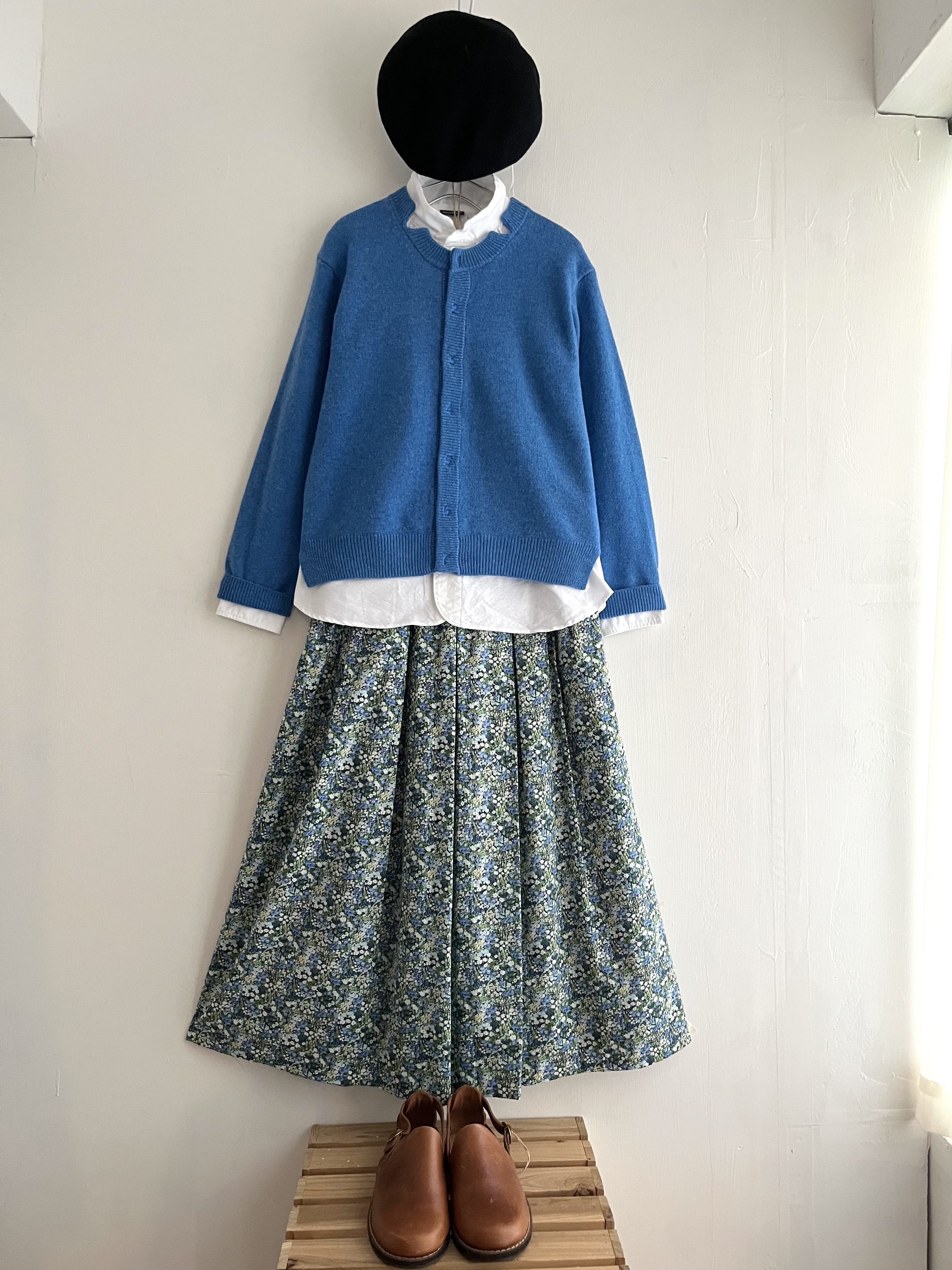 IAMI藍色羊毛外套