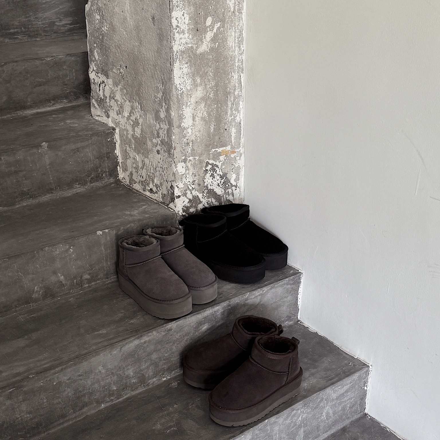 小矮人救星！厚片土司毛毛低筒雪靴（加高加厚版）