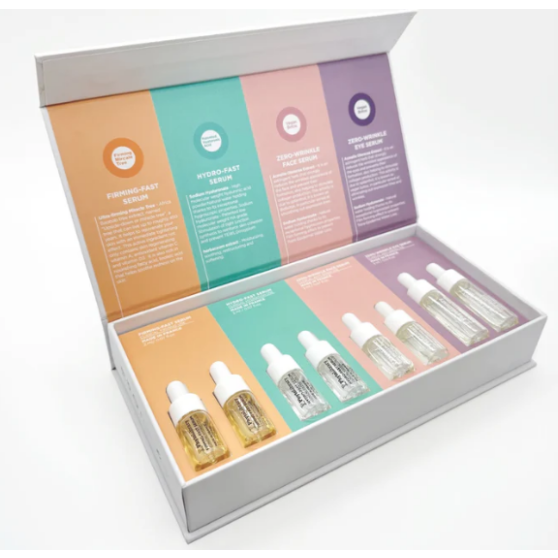 FAC-BBG0113-030 法國 Phytolibrary醫美級精華禮盒:Firming Fast Serum&nbsp;V面收緊逆齢精華 2ml x 2+Hydro-fast Serum 透明質酸四重秒速保濕精華 2ml x 2+Zero Wrinkle Face Serum 零皺去紋提拉面部精華 2ml x 2+Zero Wrinkle Eye Serum 零皺緊緻水凝眼部精華 3ml x 2 (A30)