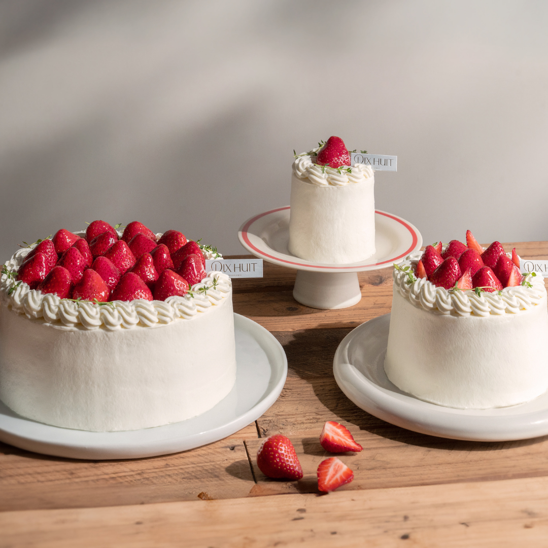 香緹草莓蛋糕 3吋