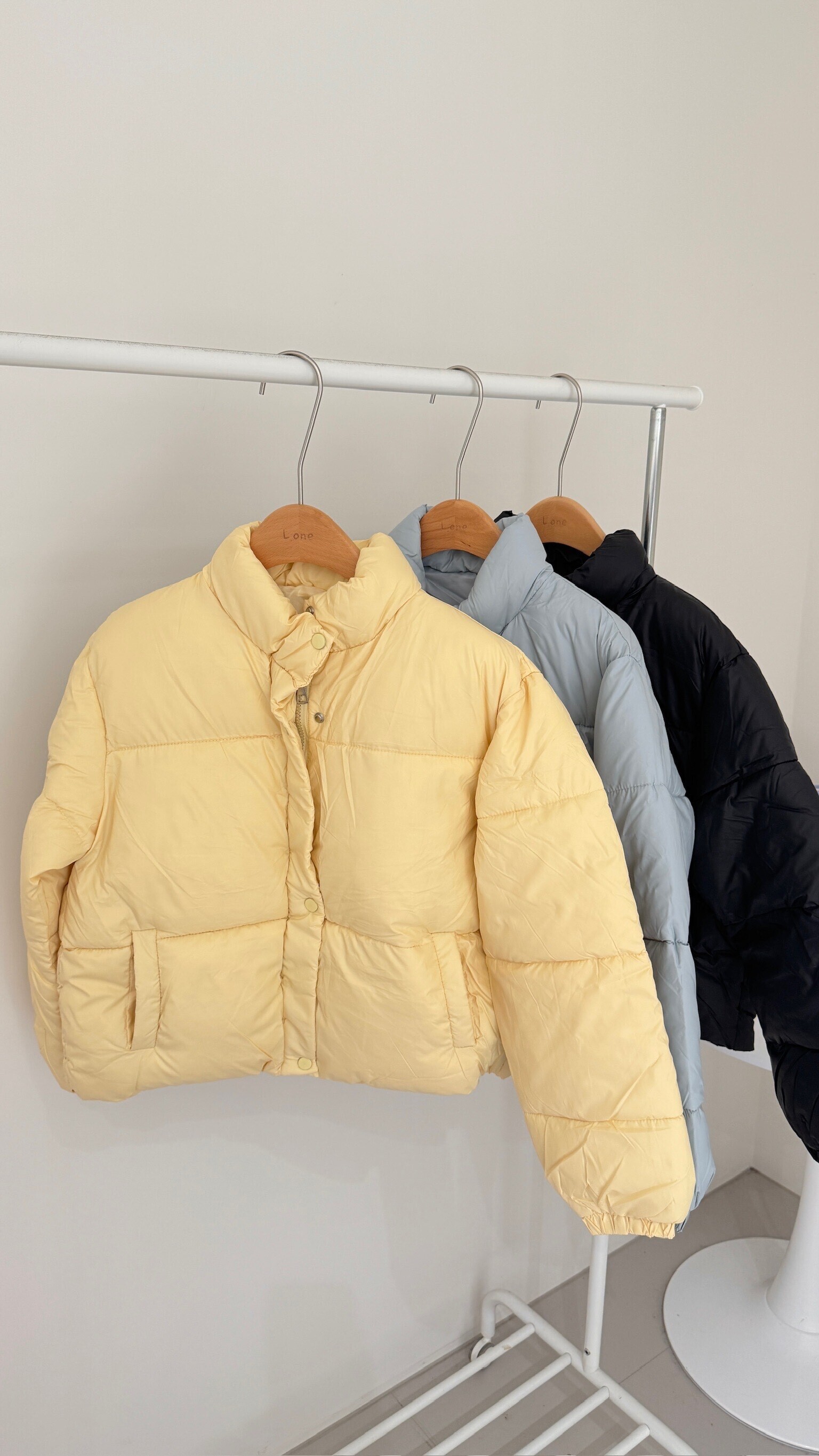 糖果色鋪棉外套