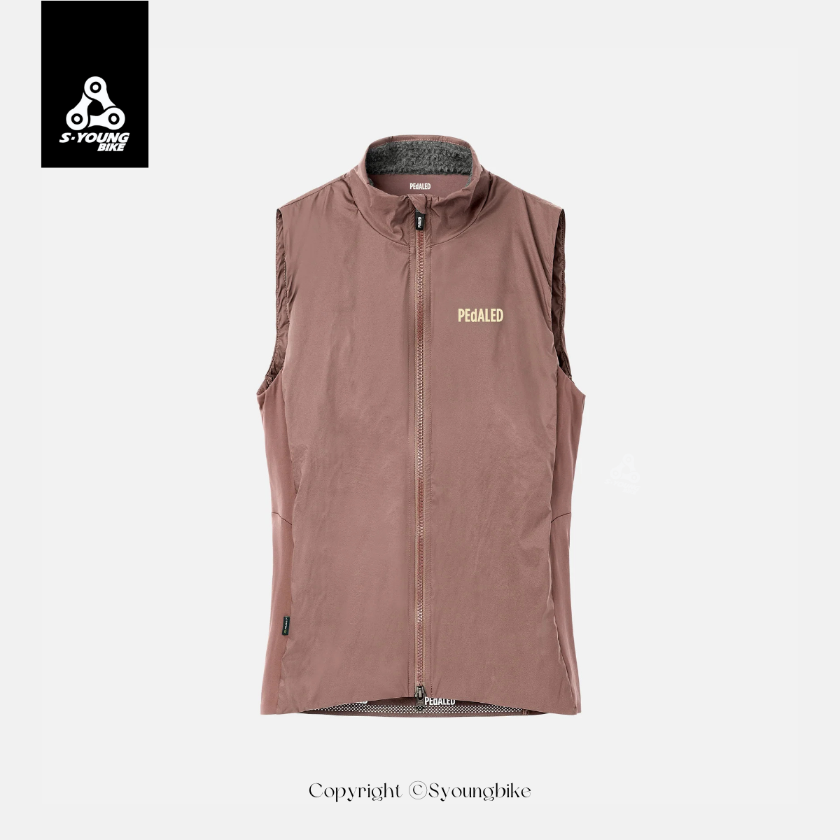 【PEdALED】W’s Element Alpha Vest 女保暖刷毛背心 / Raisin Purple 紅棗棕