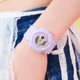 預購款【CASIO 卡西歐】 BABY-G 經典多功能電子雙顯 甜美風 街頭時尚 BA-110AH-6A