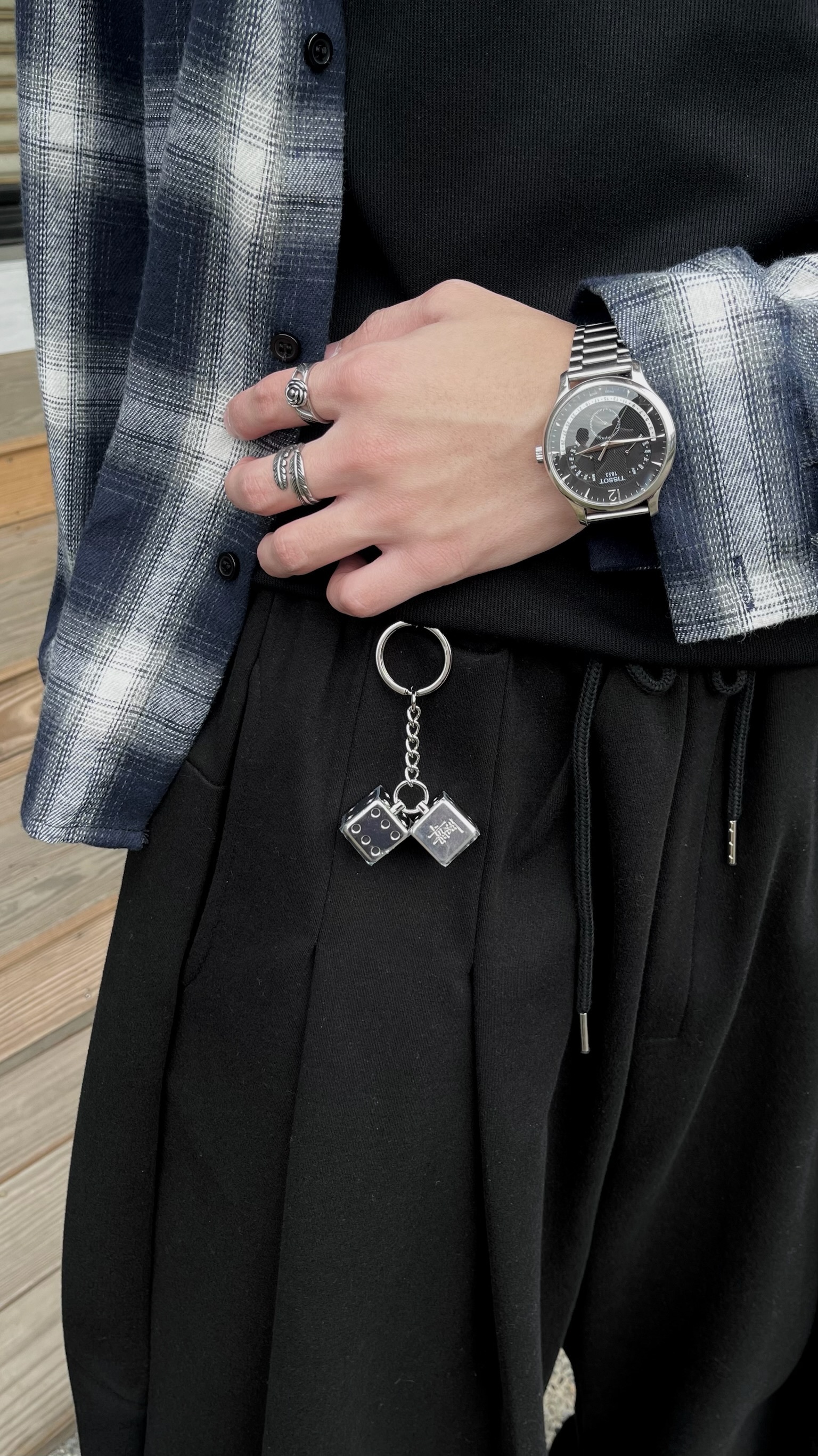 Stussy   METAL DICE KEYCHAIN 金屬 骰子 鑰匙圈