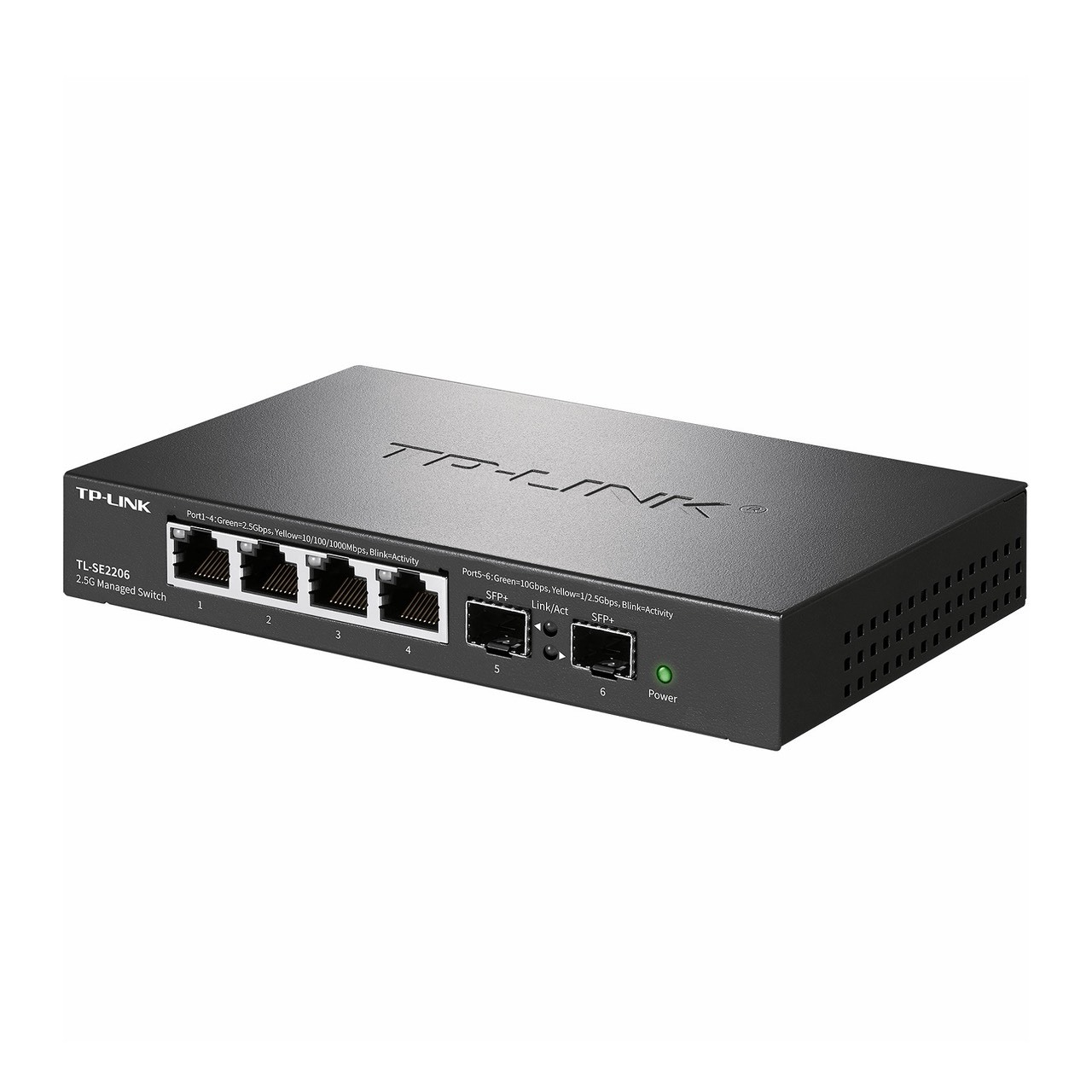 TP-LINK TL-SE2206 4埠 2.5G 2埠 10G 網路交換器