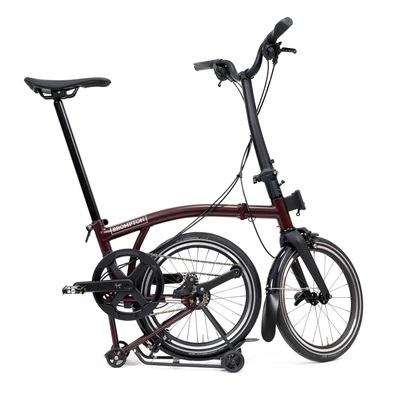 Brompton P Line Explore V2 12速摺車 -Red Plum (2026 新色, 包貨架)