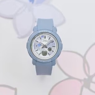 預購款【CASIO 卡西歐】 BABY-G  一款綴有精緻花卉的耐衝擊 兼具美麗和力量 數位雙顯  BGA-290FL-2A