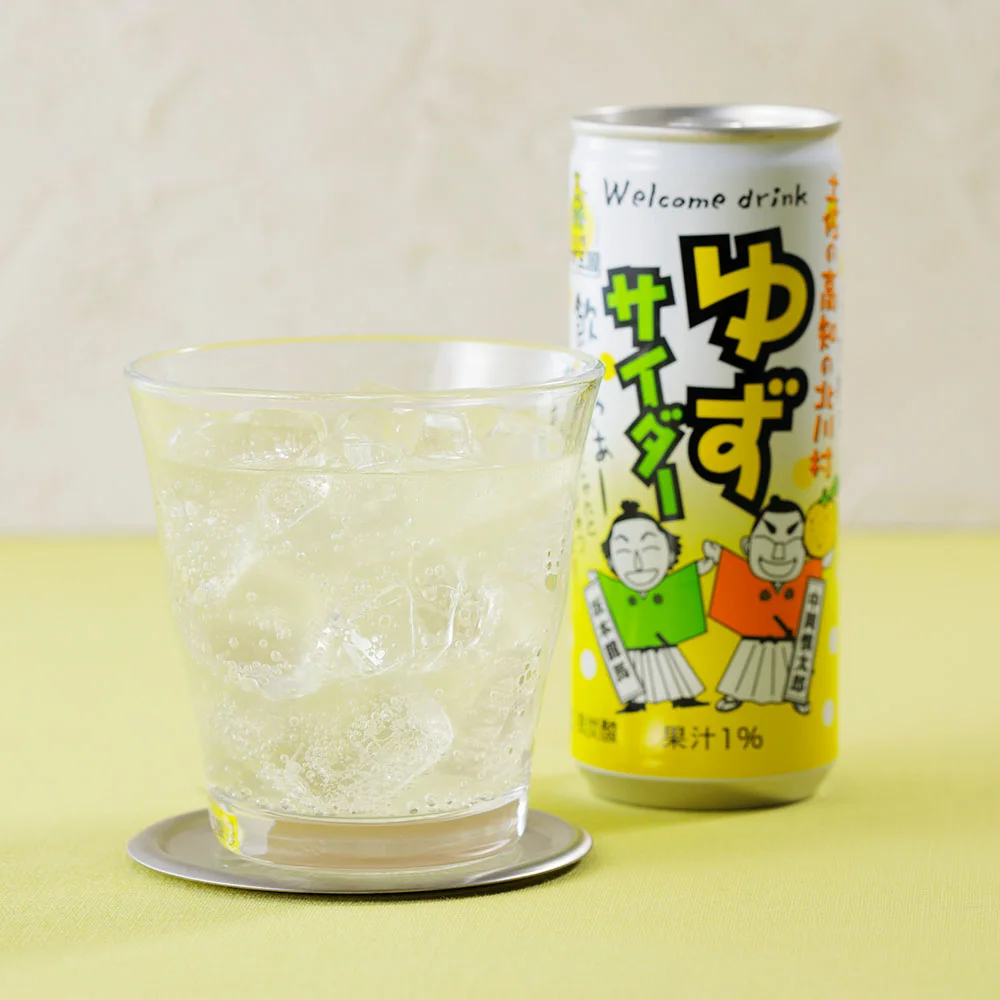 【6支裝】柚子王國 柚子梳打汽水 250ml 日本直送 此日期前最佳：2026/4/18