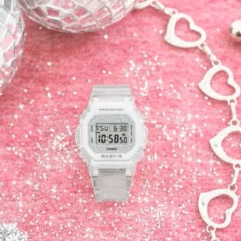 預購款【CASIO 卡西歐】 BABY-G 獨特的耀眼搭配閃亮錶盤 讓您沉浸在閃亮的光芒中 BGD-565GC-7