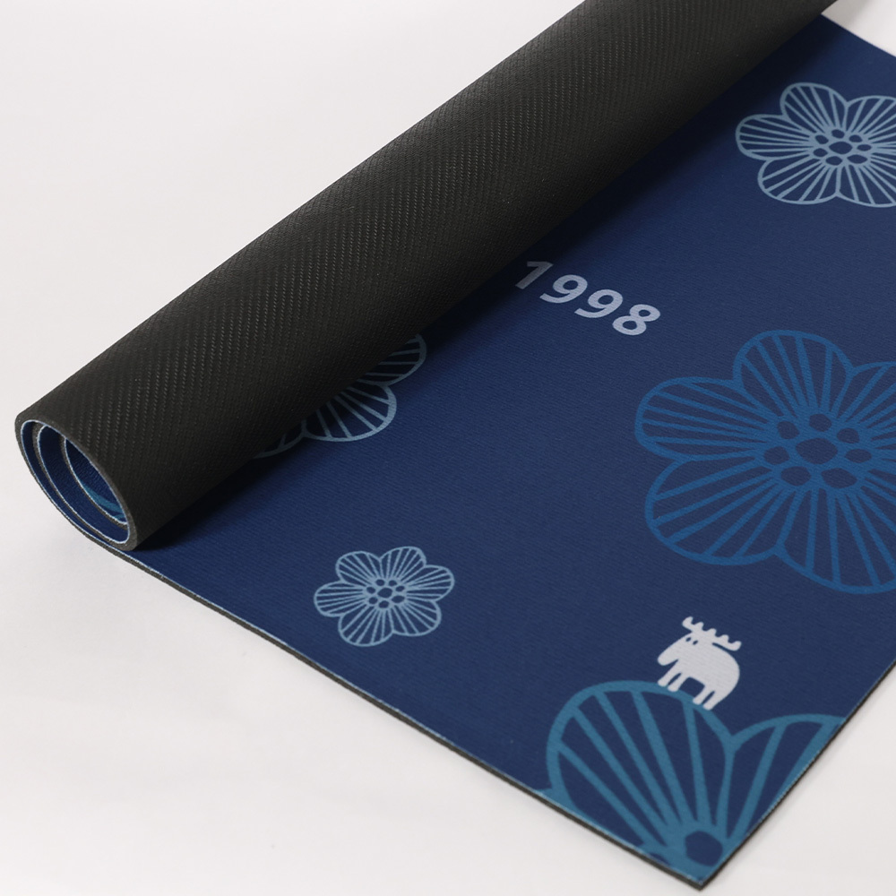 速乾軟式硅藻防滑地墊- 花鹿(藍)