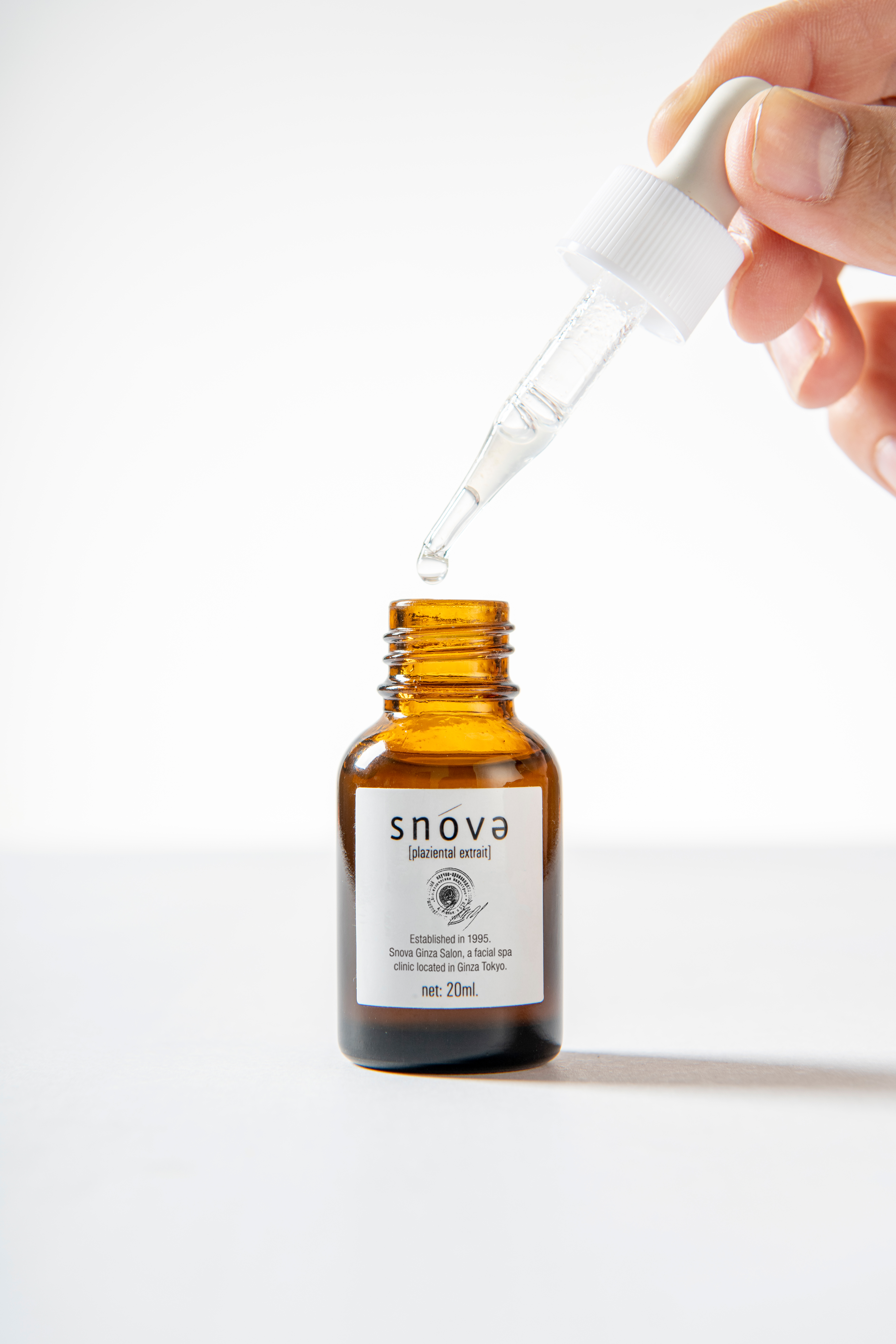 最新版- 第3代胎盤素逆齡亮白精華液 20ml 5件裝 (總值 HK$2,600)