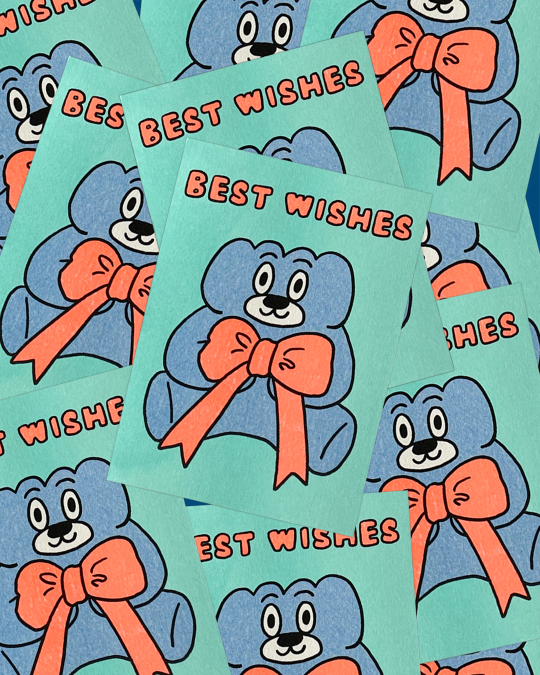 BEST WISHES明信片