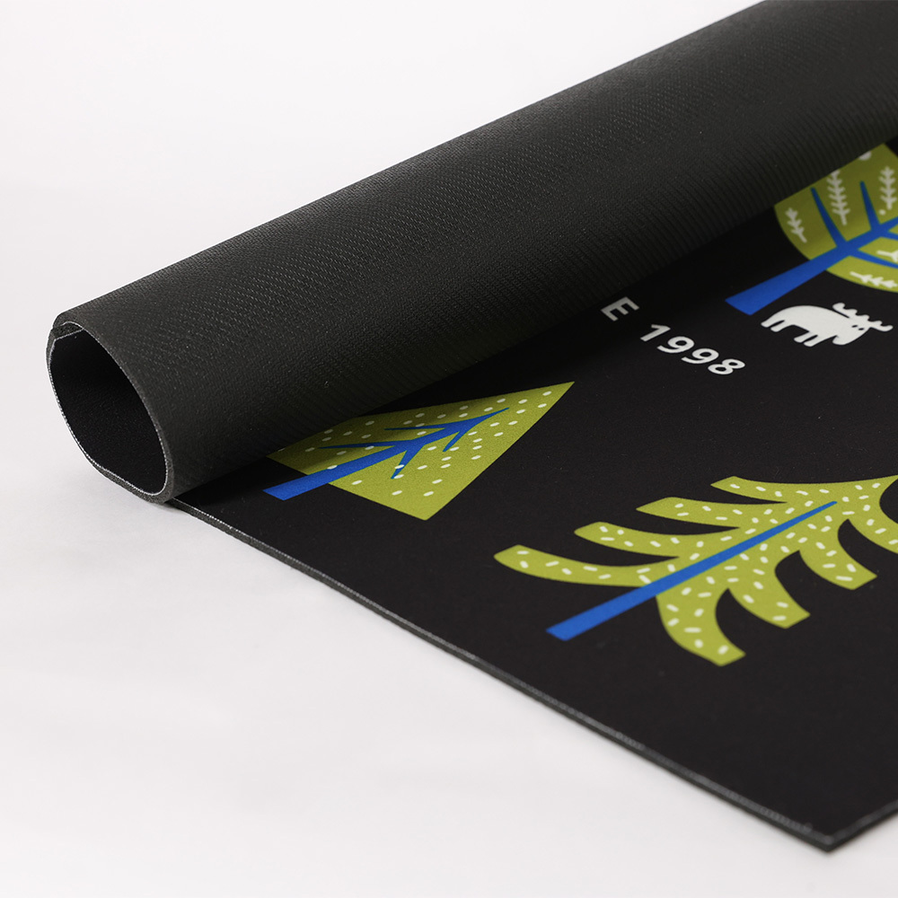 速乾軟式硅藻防滑地墊- 北歐樹林(黑)