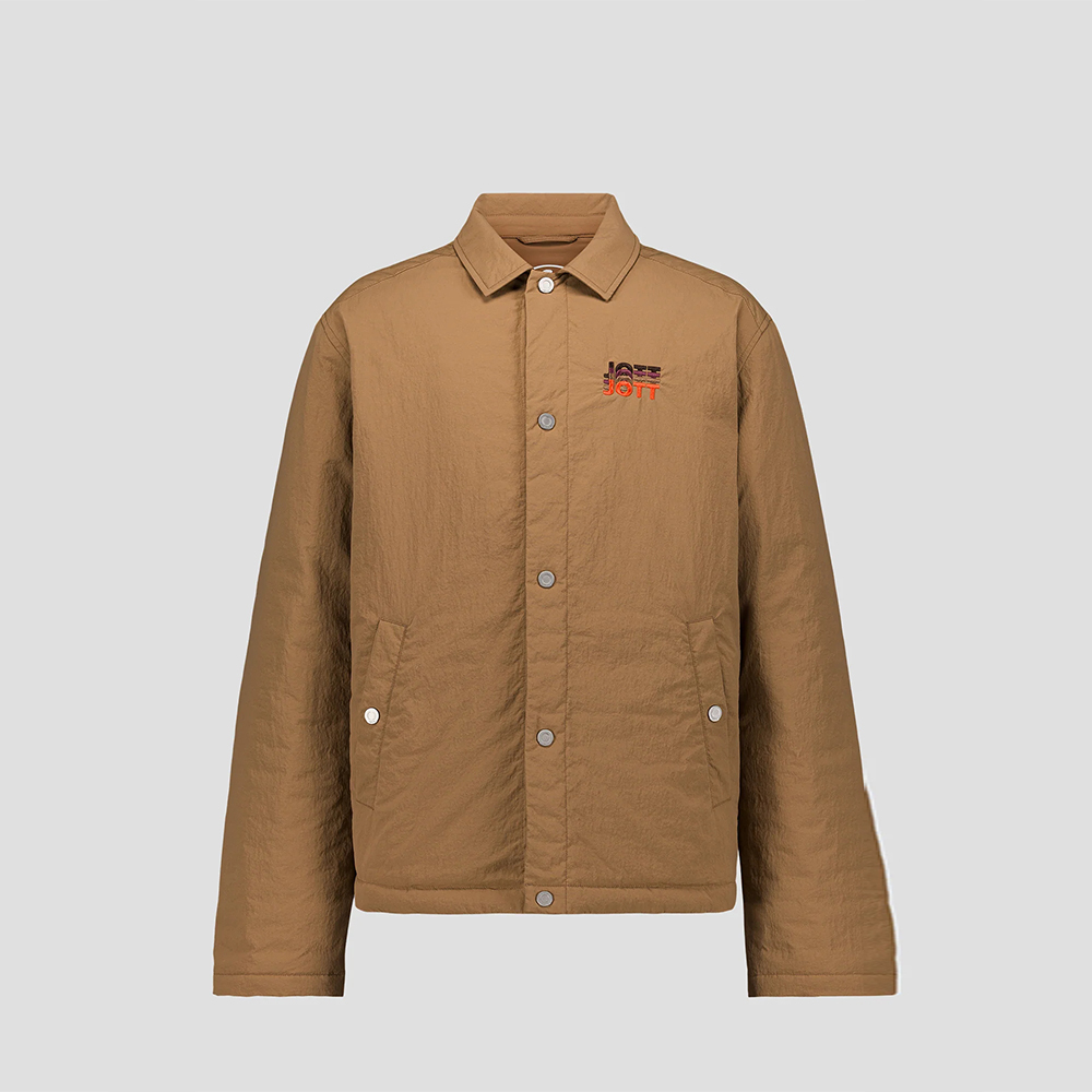 【JOTT】BER教練風襯衫風衣夾克男(焦糖棕)