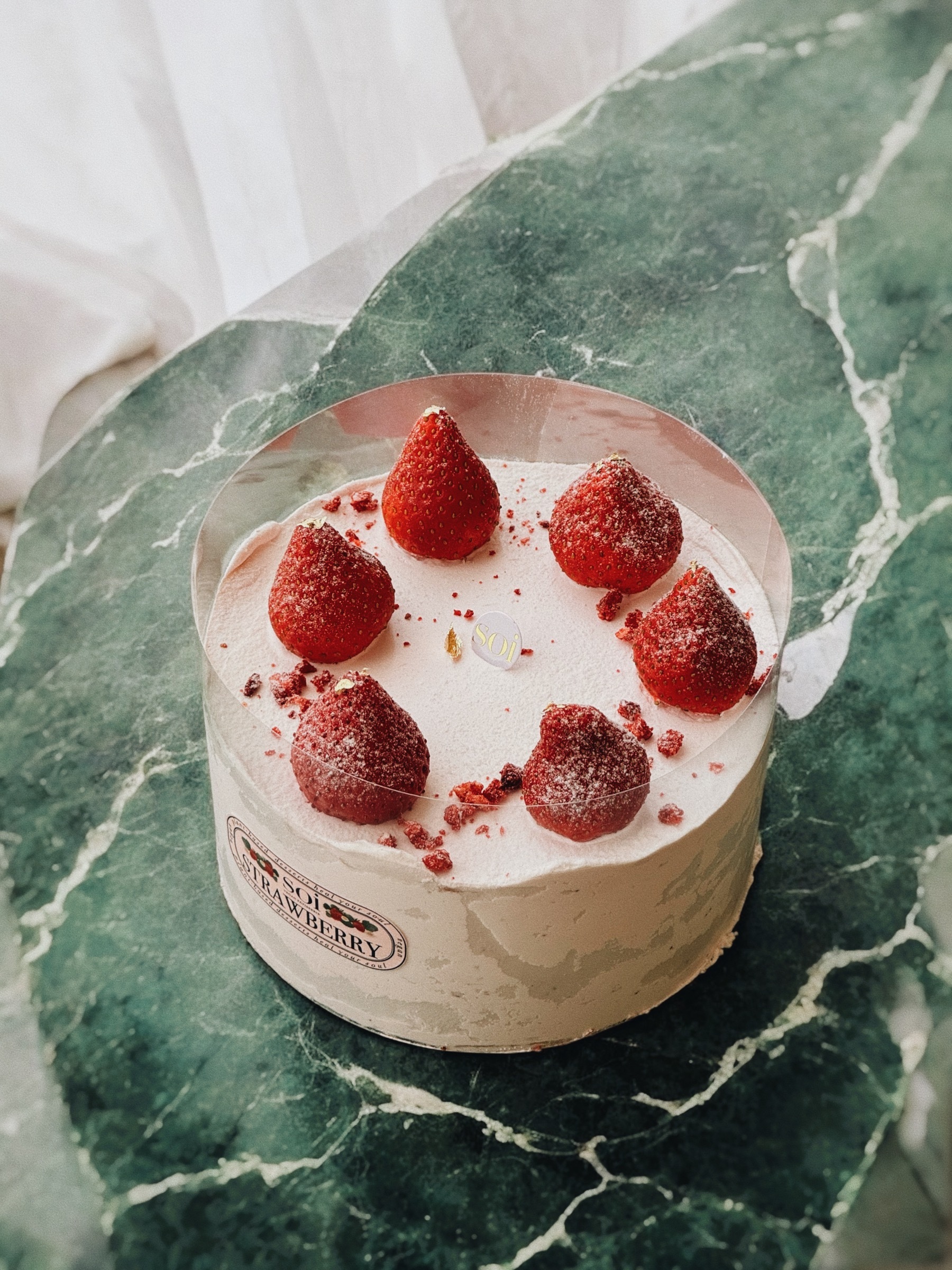 【限自取】全素草莓千層旦糕6吋