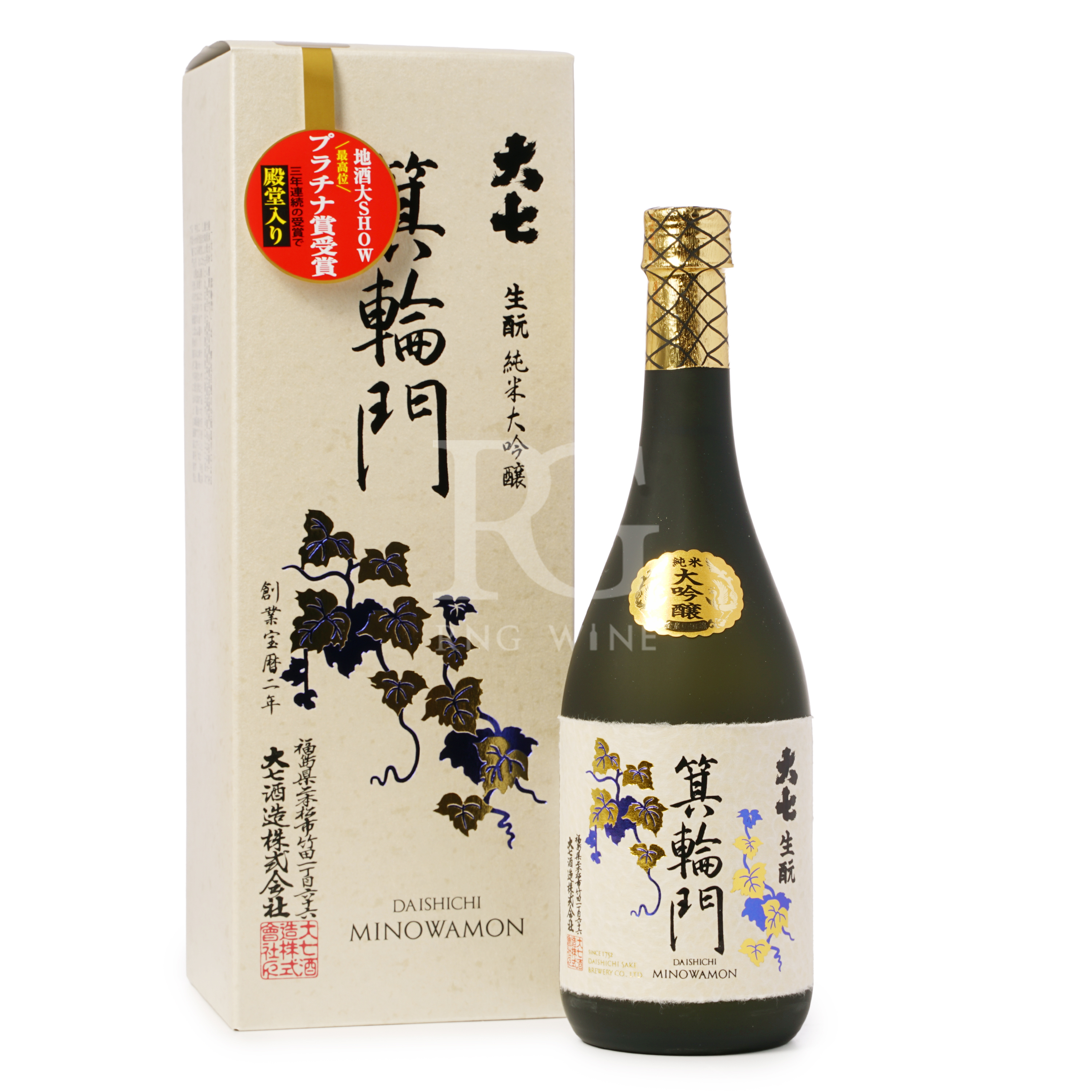 大七 箕輪門 純米大吟釀 (720ml)