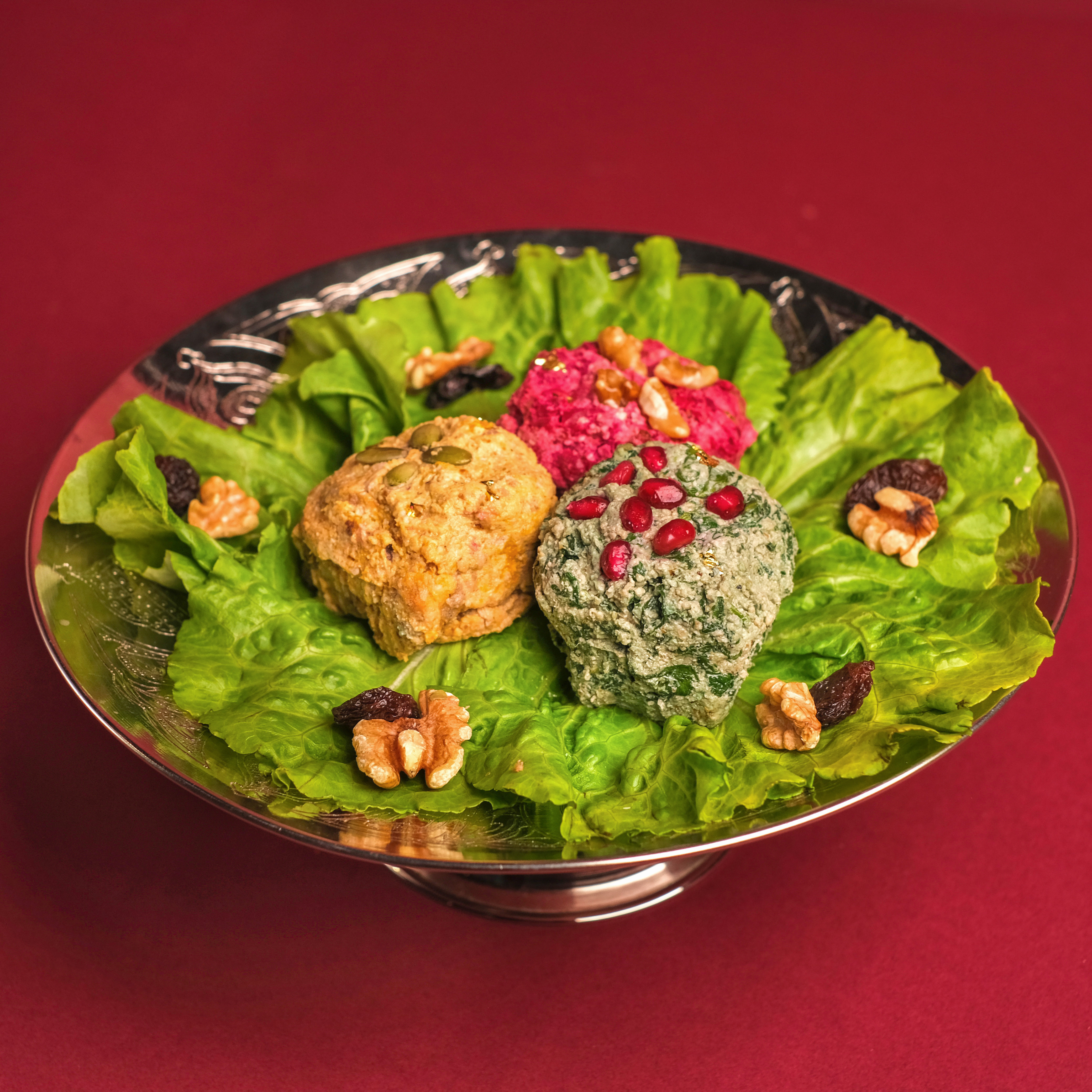 2026 世界年菜｜三色核桃醬蔬菜球｜喬治亞