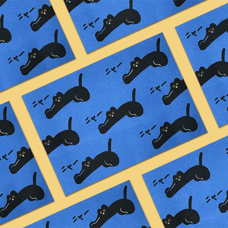 屋森MEOW MEOW明信片