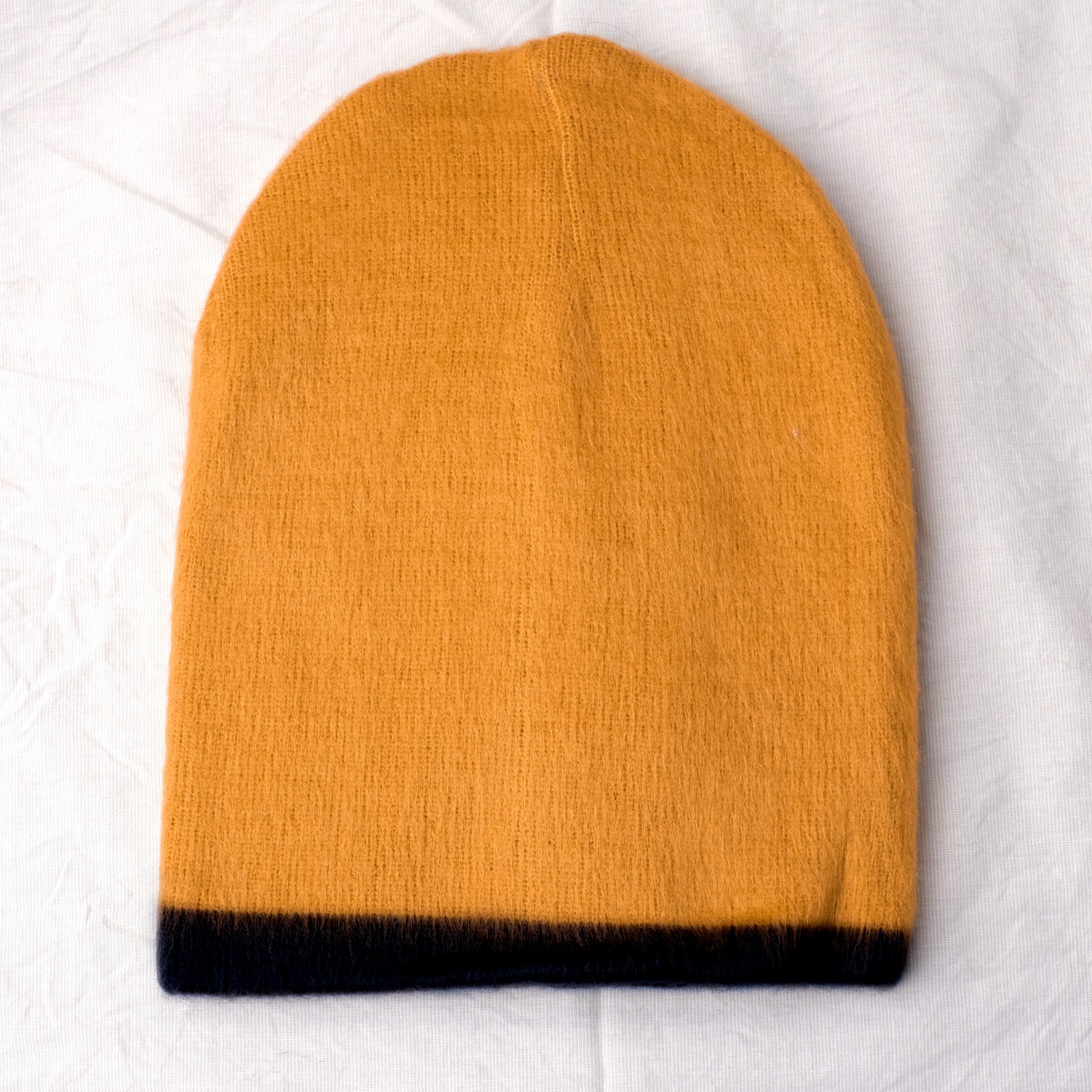 羊駝針織帽｜黃／深藍｜厄瓜多