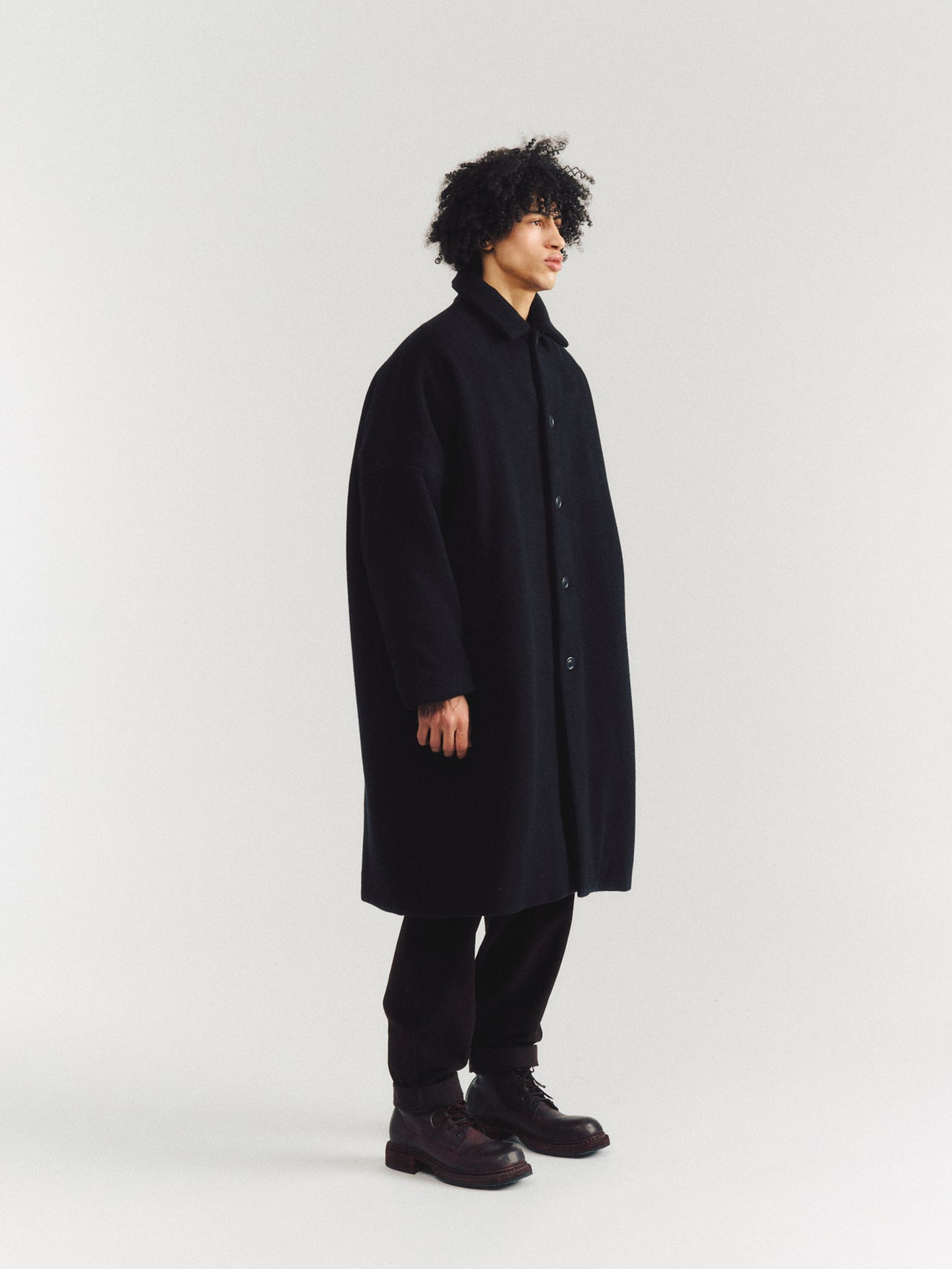 Casey Casey Big Blobby Coat - Kasper Black