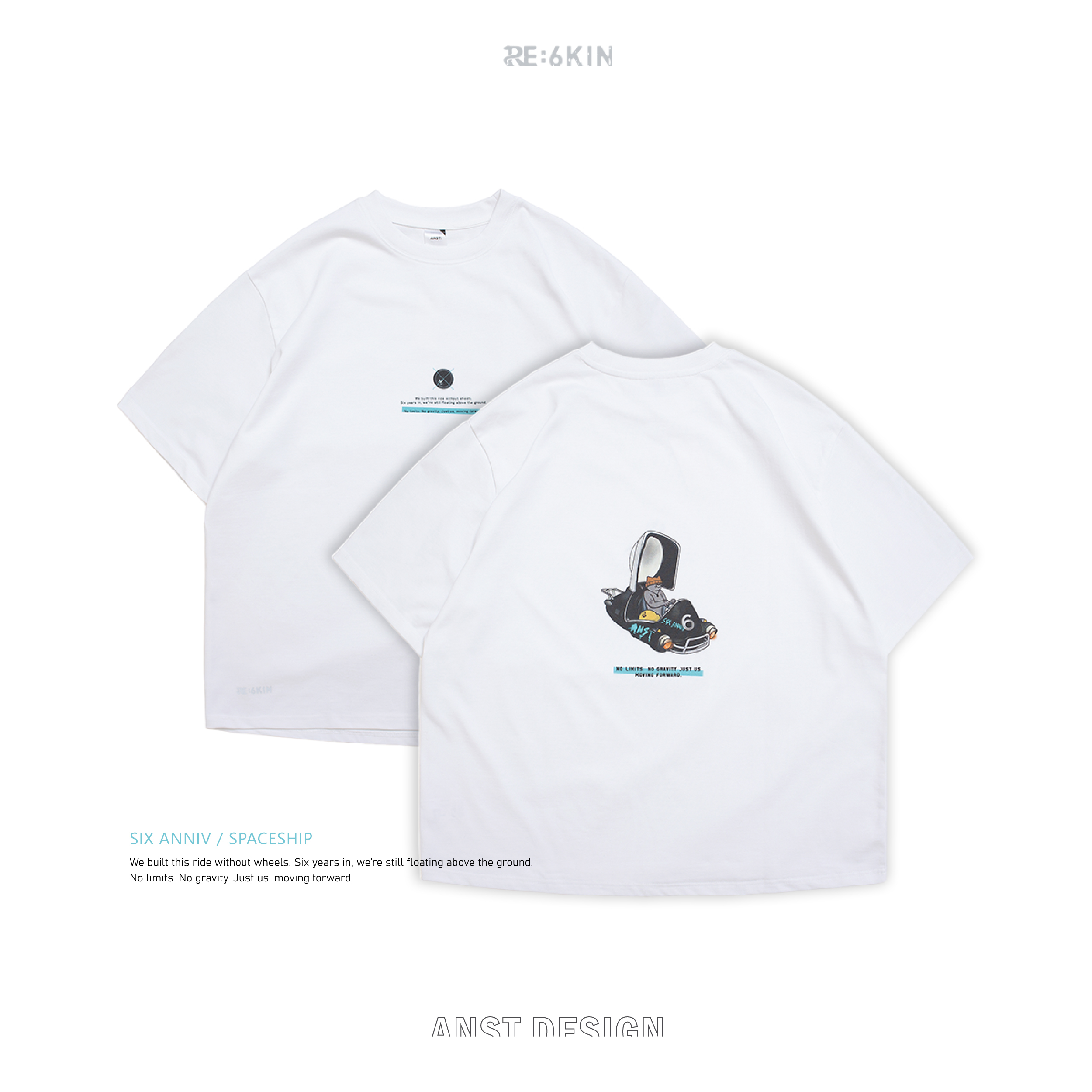 ANST 6th_Spaceship 太空船印花Tee AD.32L