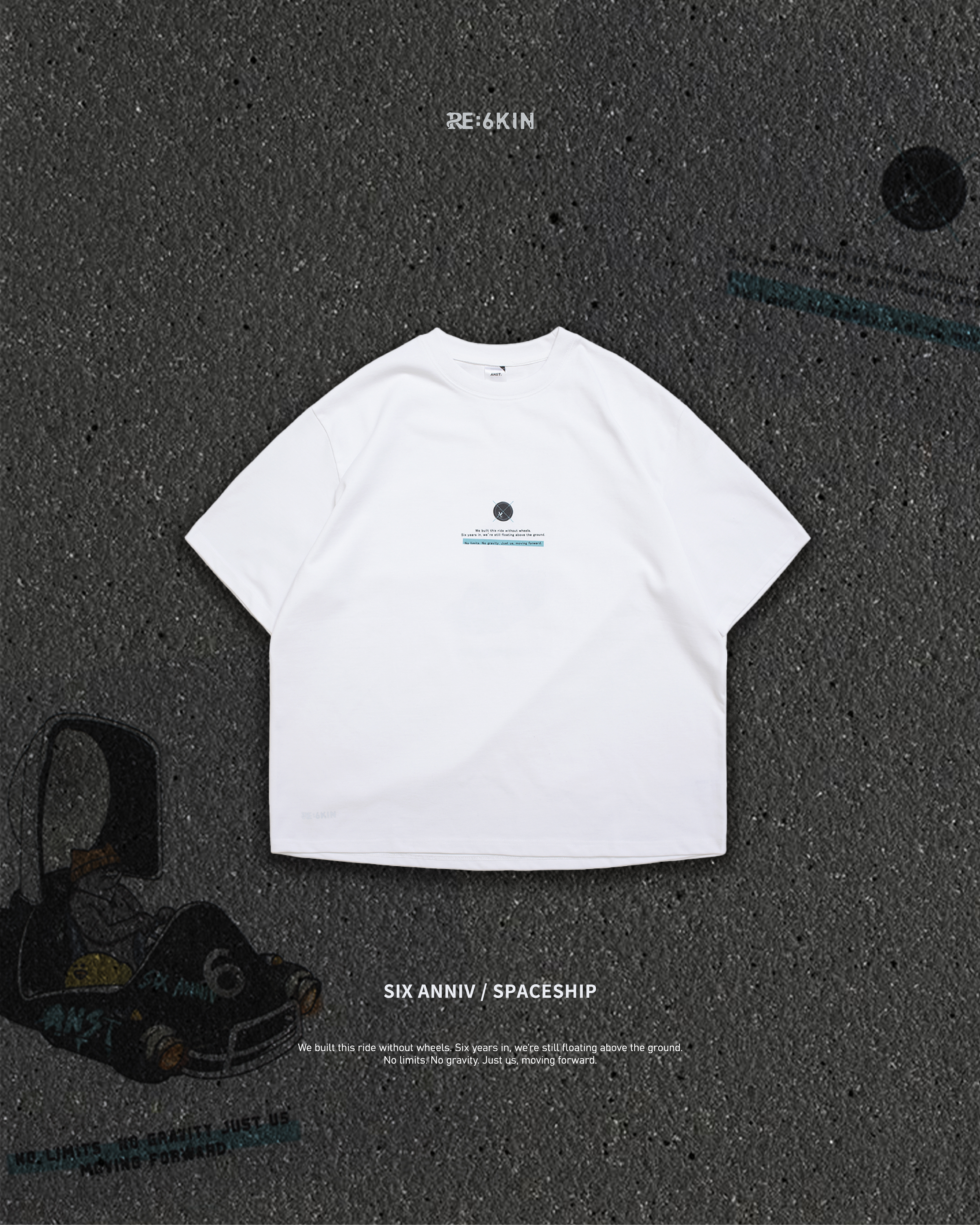 ANST 6th_Spaceship 太空船印花Tee AD.32L