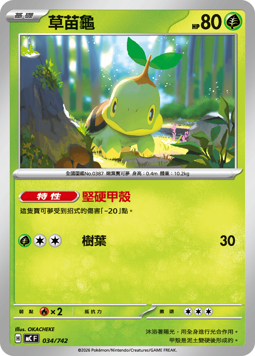 MCF 034/742 草苗龜