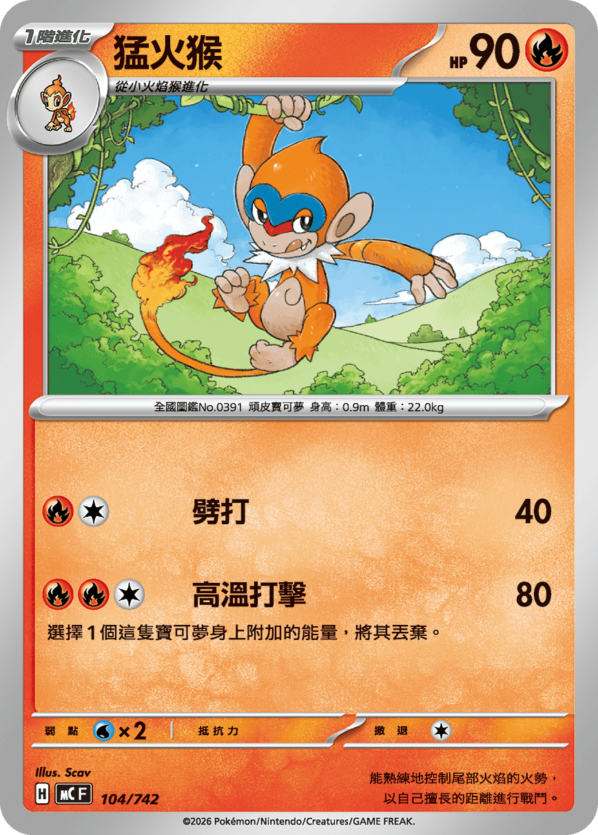 MCF 104/742 猛火猴