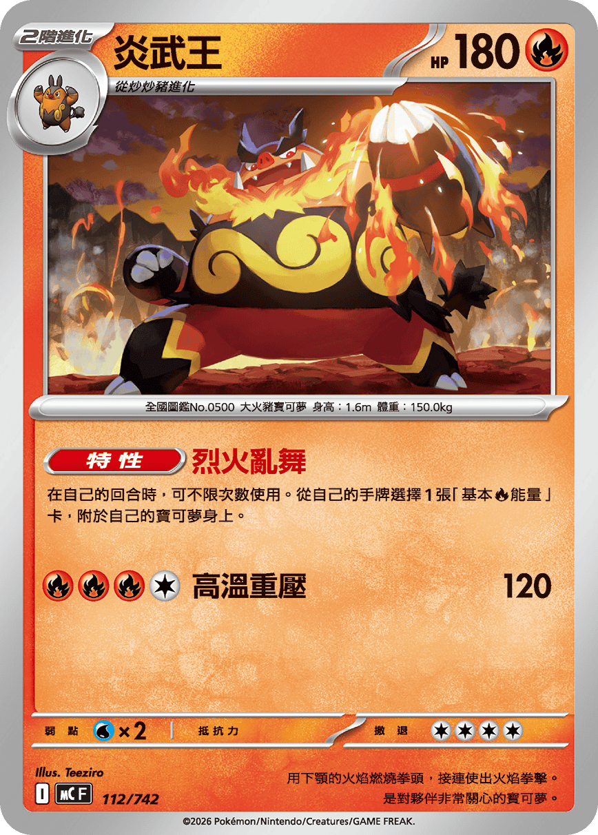 MCF 112/742 炎武王