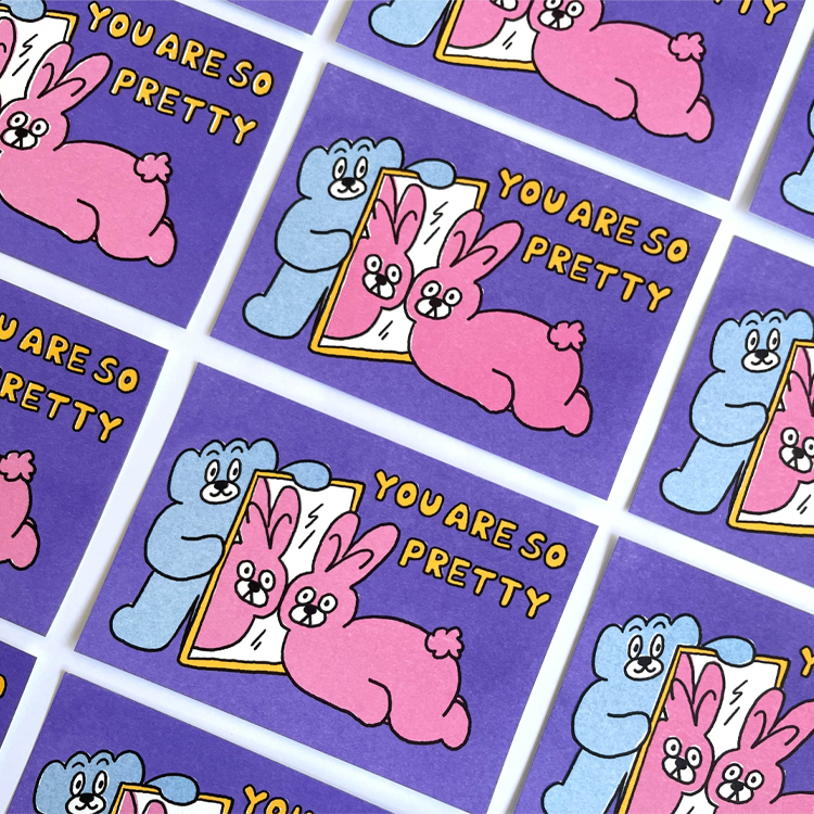 YOU ARE SO PRETTY明信片