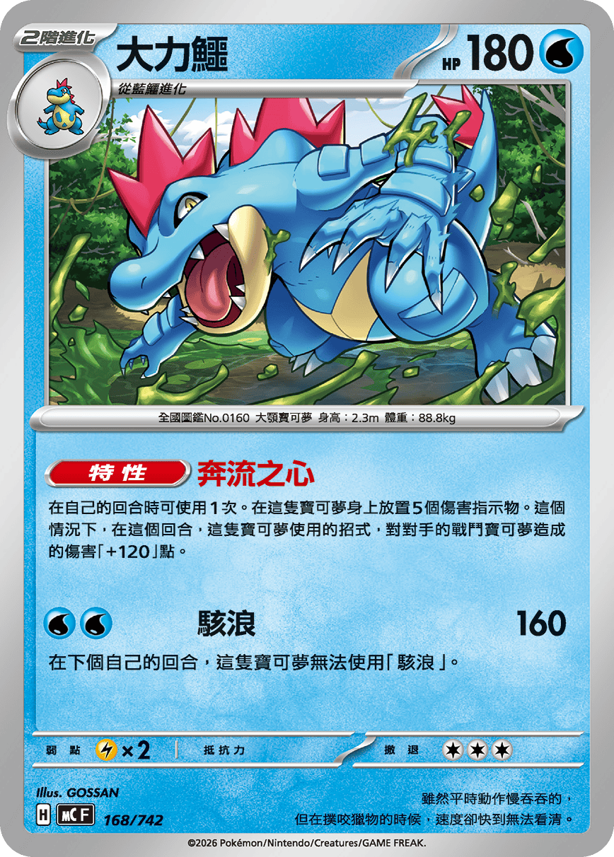 MCF 168/742 大力鱷