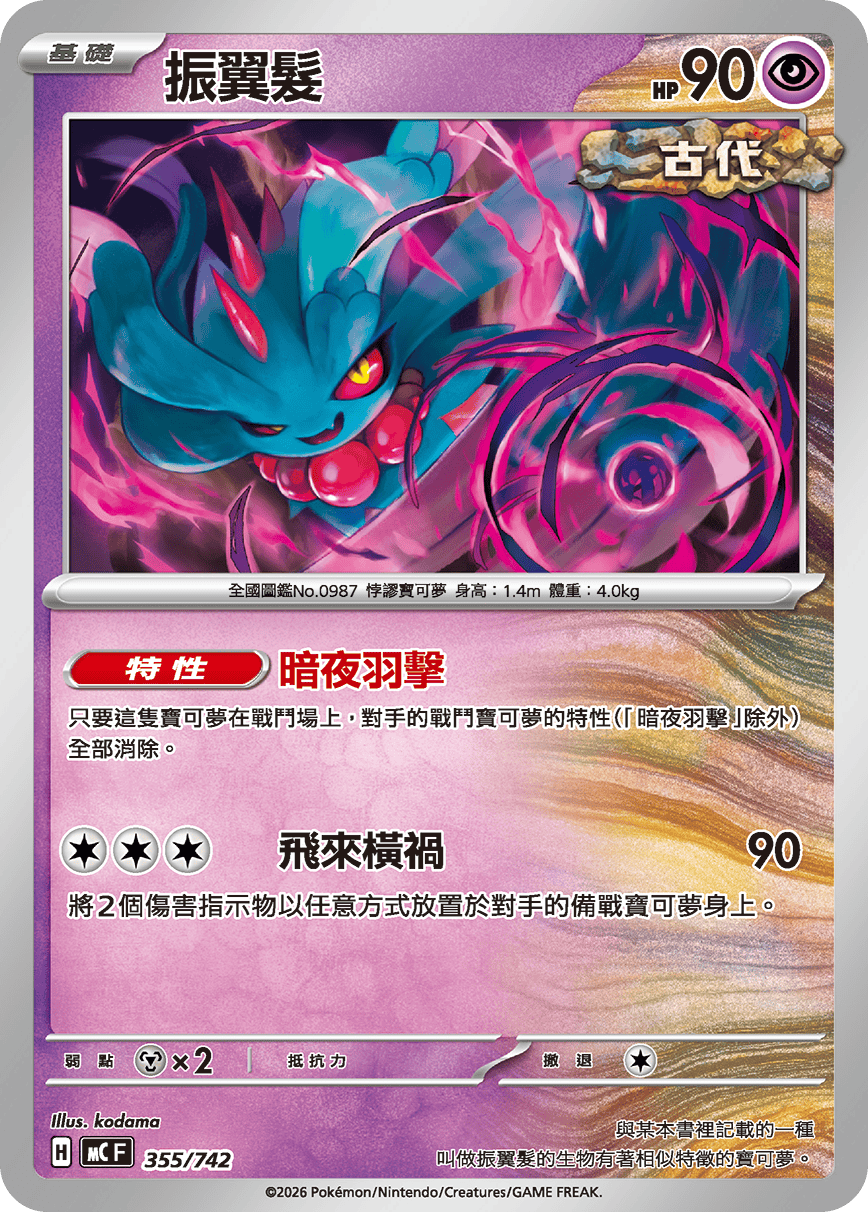 MCF 355/742 振翼髮