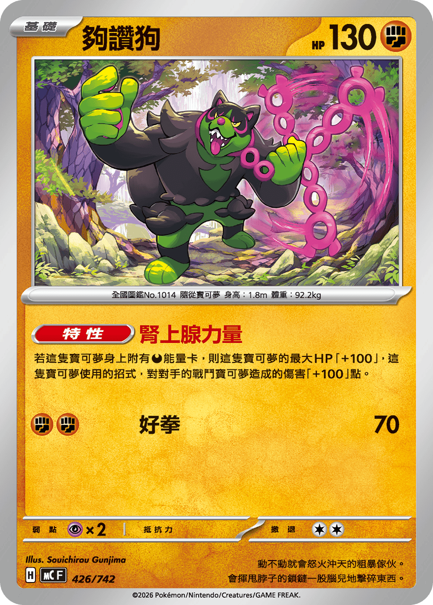 MCF 426/742 夠讚狗