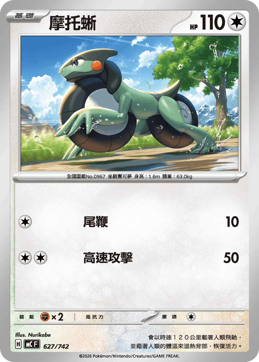 MCF 627/742 摩托蜥